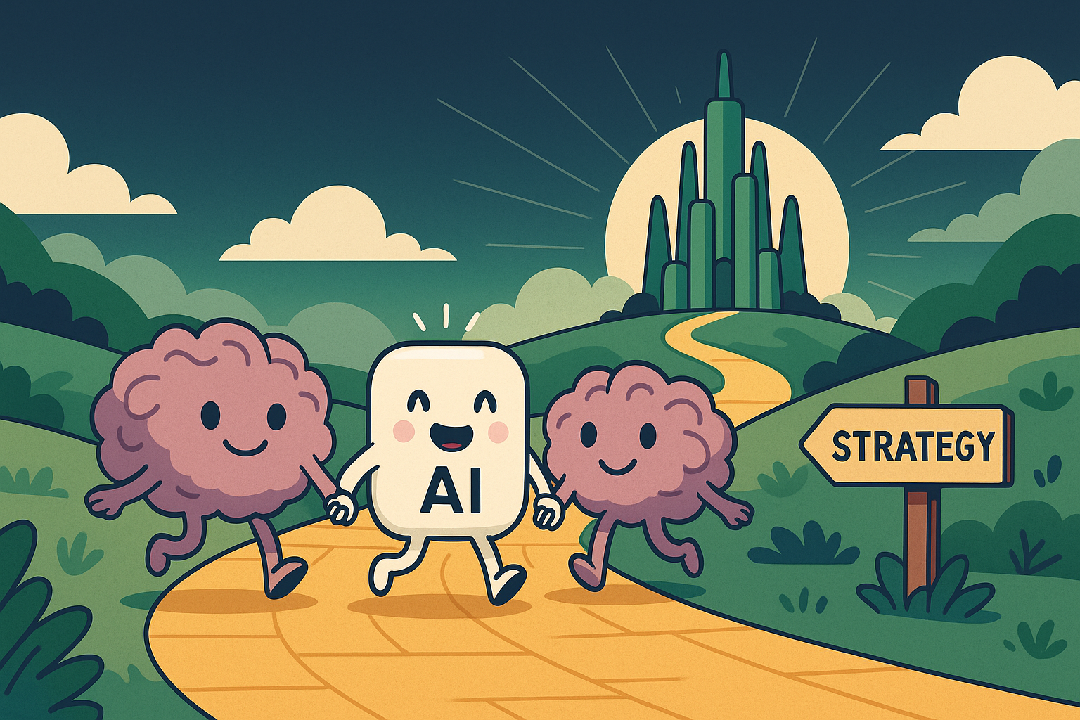 Brains &amp; Bots: A Disciplined Loop for Better Strategy &amp; OKRs