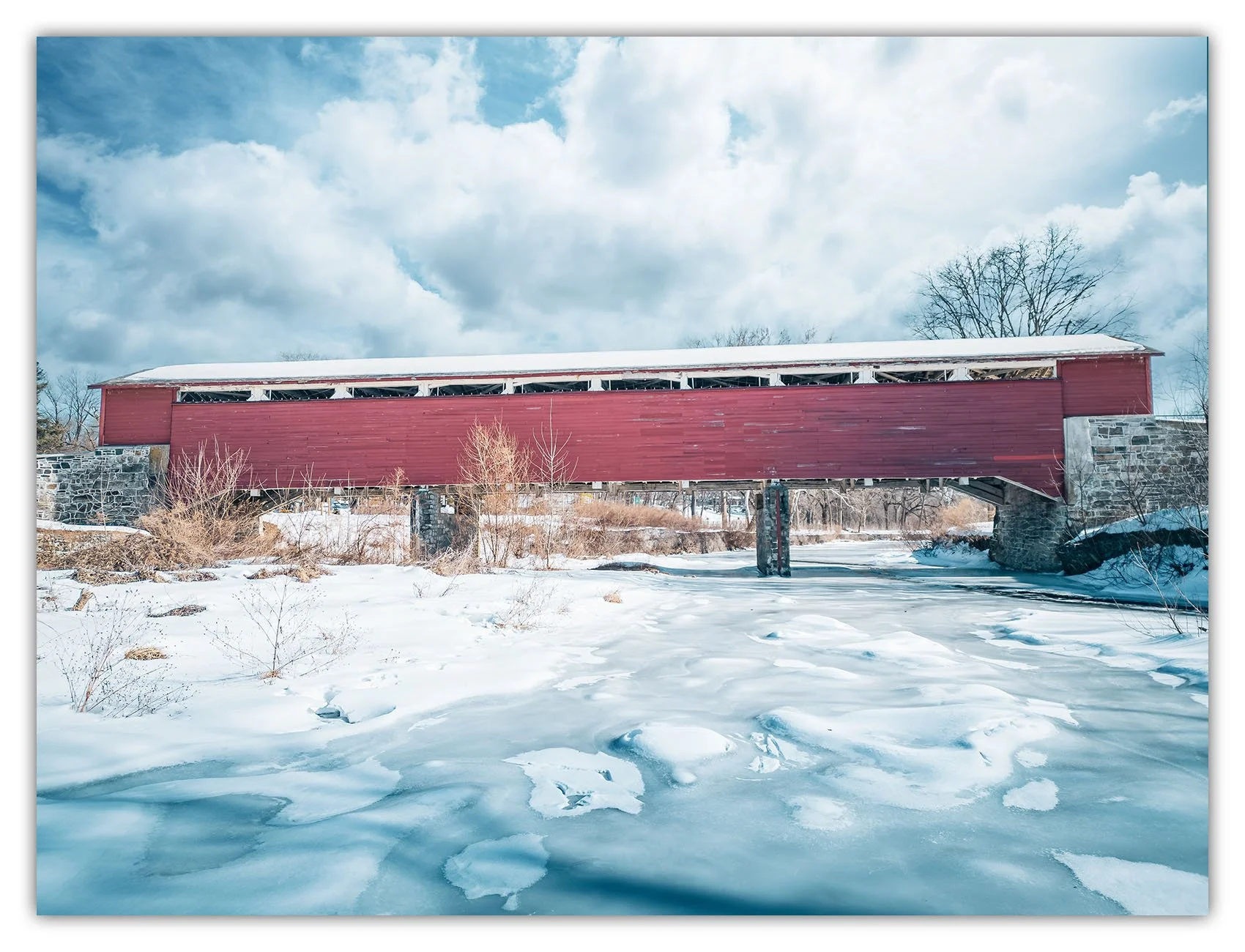 Wehrs Covered Bridge Dramatic Winter Morning copy.jpg