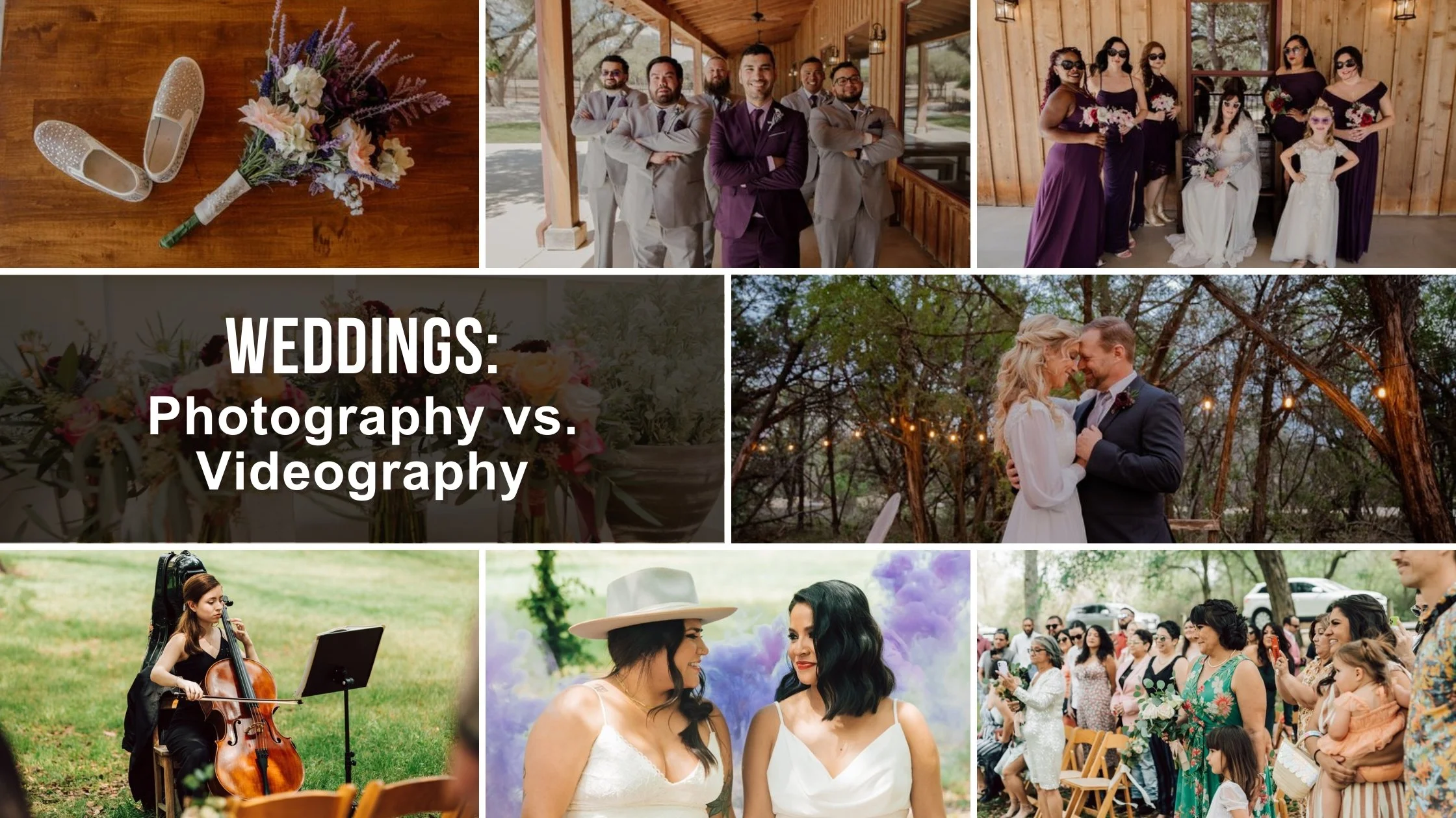 Weddings: Videography Vs. Photography - Why You Need Booth