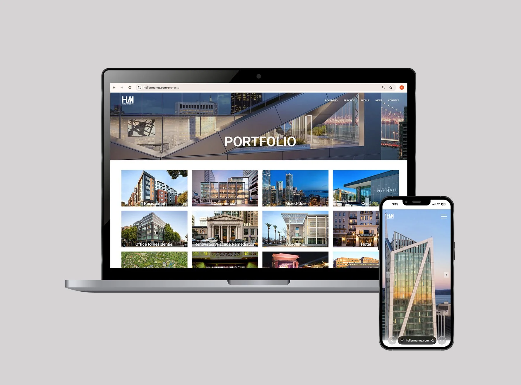 Heller Manus Architects Website Refresh