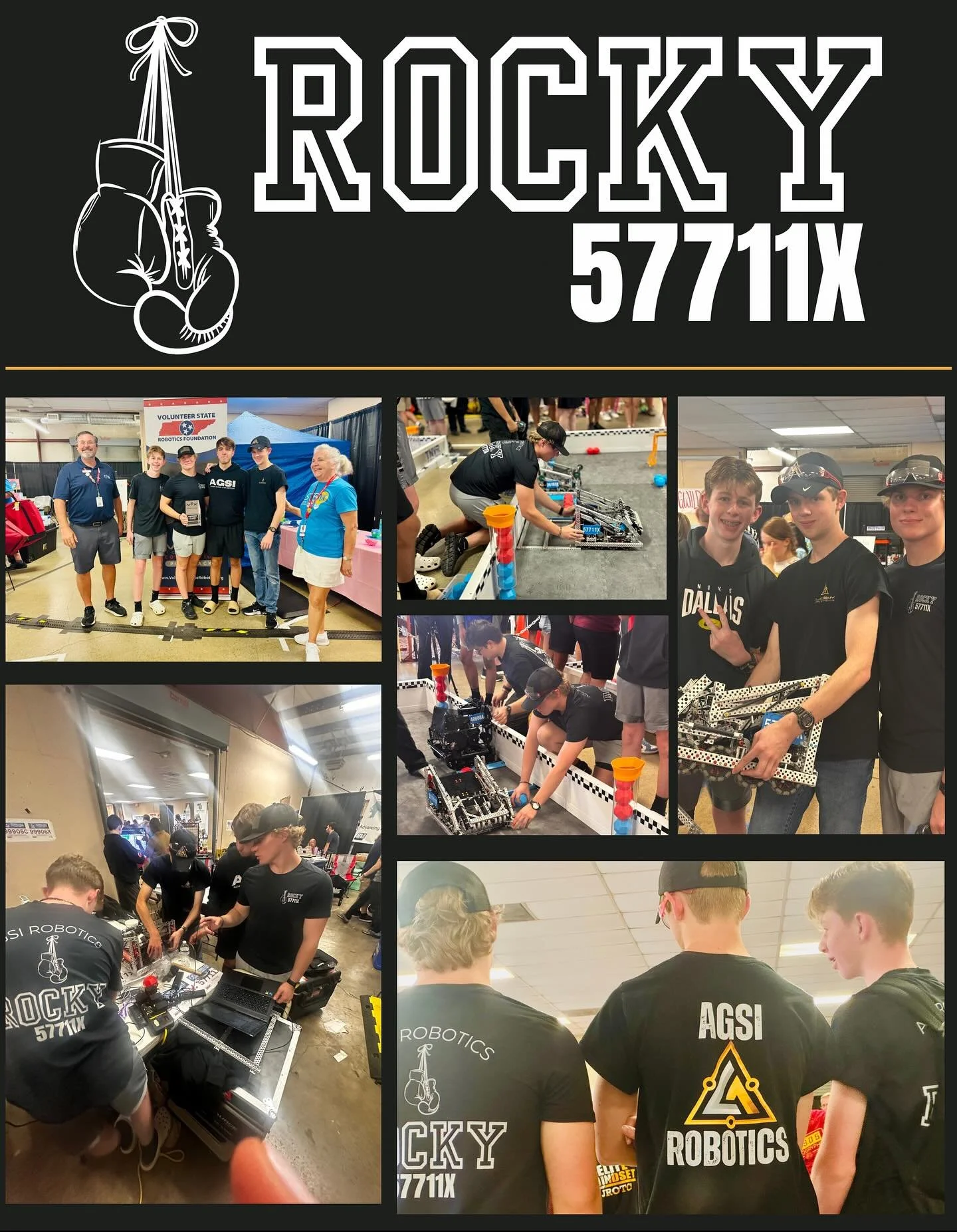 Rocky (57711X), one of our high school teams, competed at the Tennessee State Fair Robot Rodeo V5 Robotics Competition this past weekend.
They ended strong as tournament finalists and placed second in skills. We're pumped to see what the rest of the