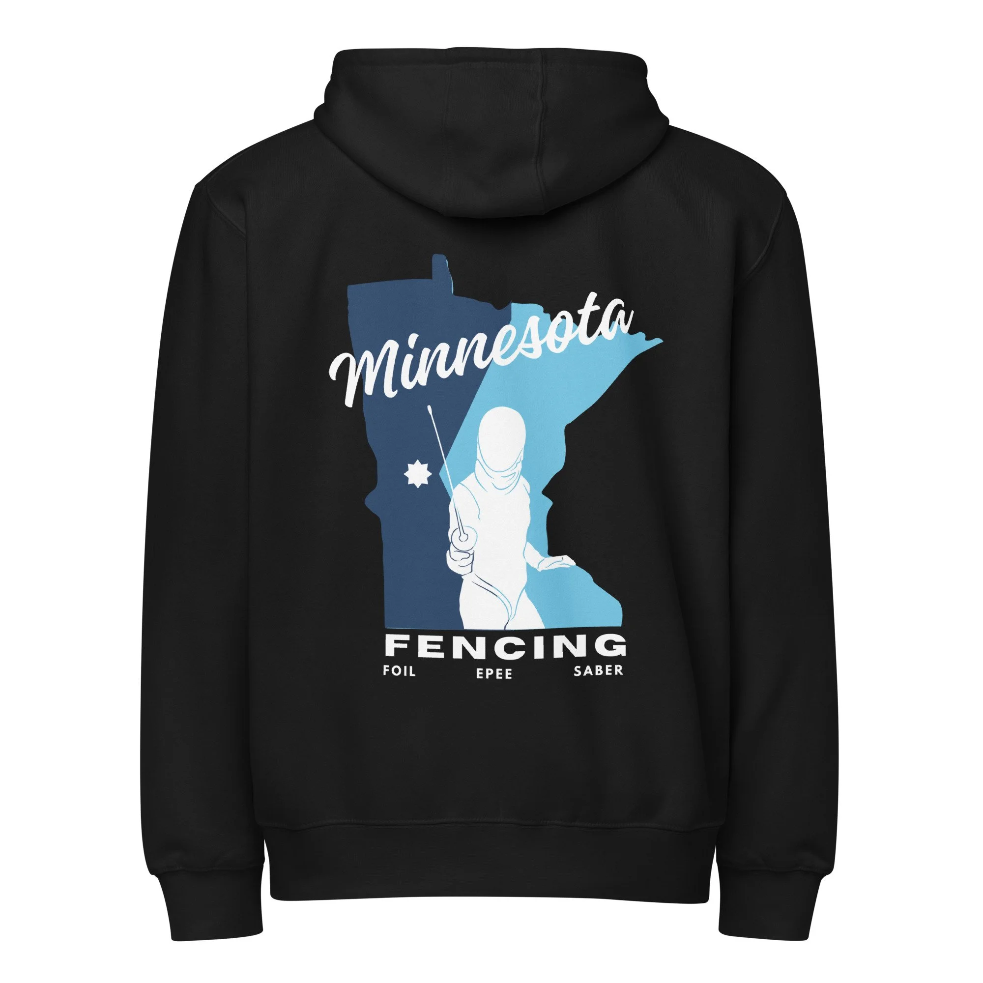 MN NORTH STAR STATE Premium Zip Hoodie
