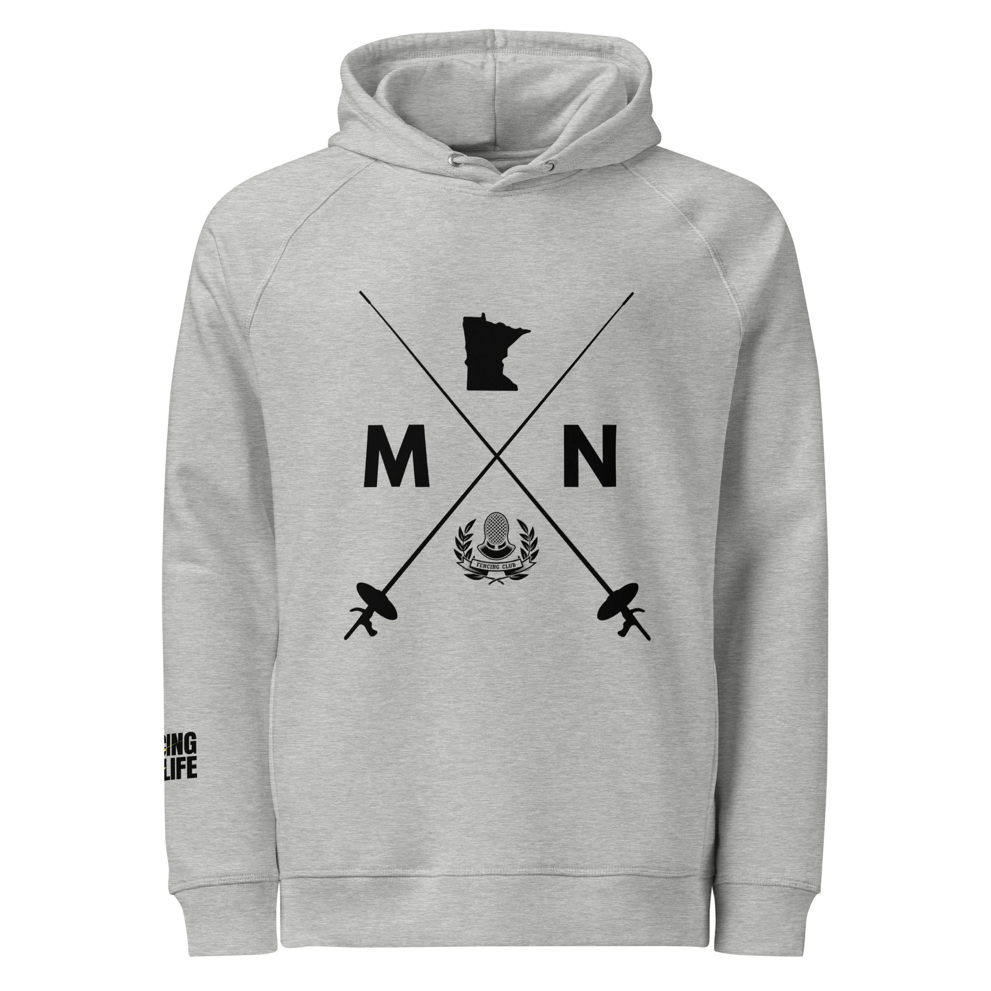 MN FOIL SWORDS Unisex Organic Side Pocket Hoodie