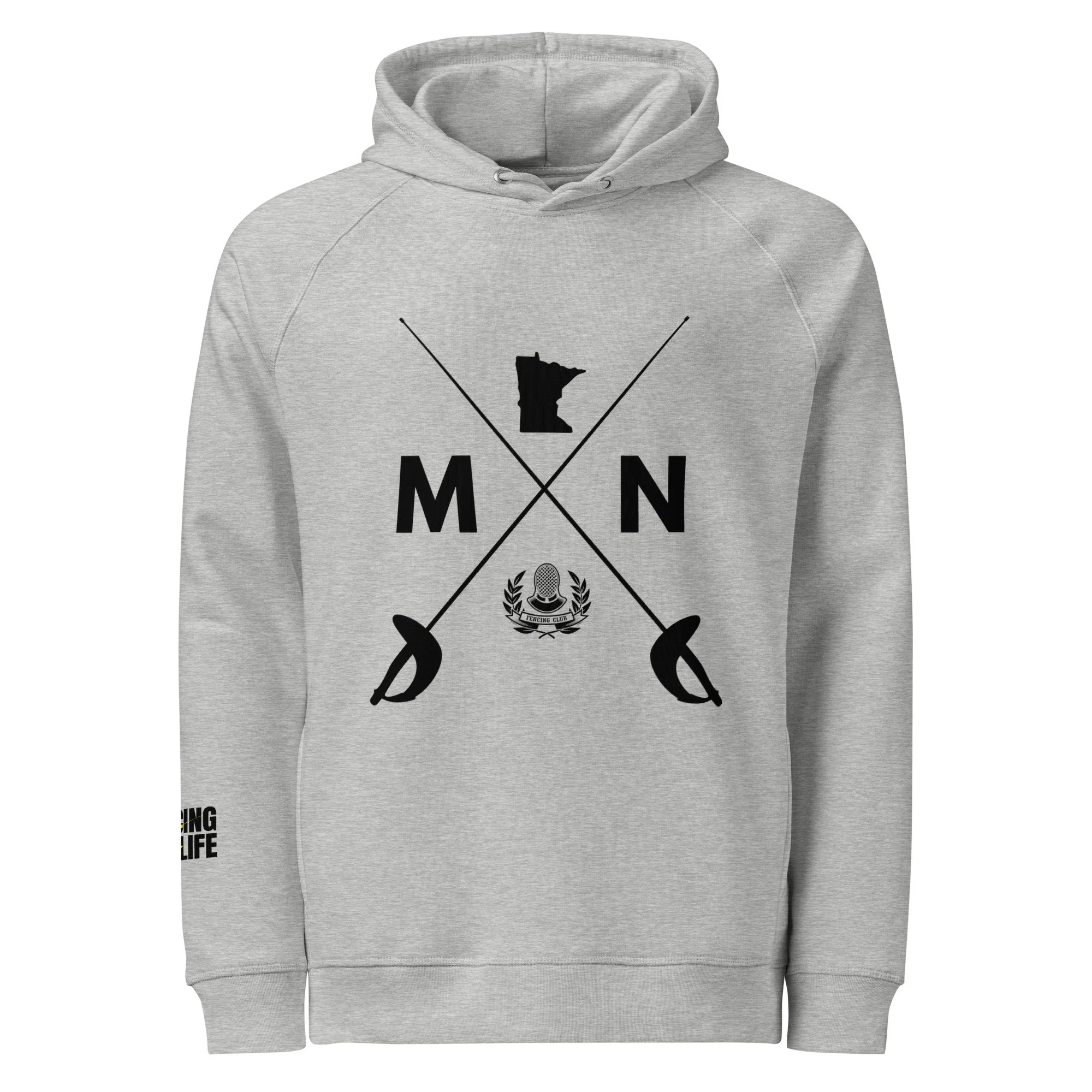 MN SABER SWORDS Unisex Organic Side Pocket Hoodie