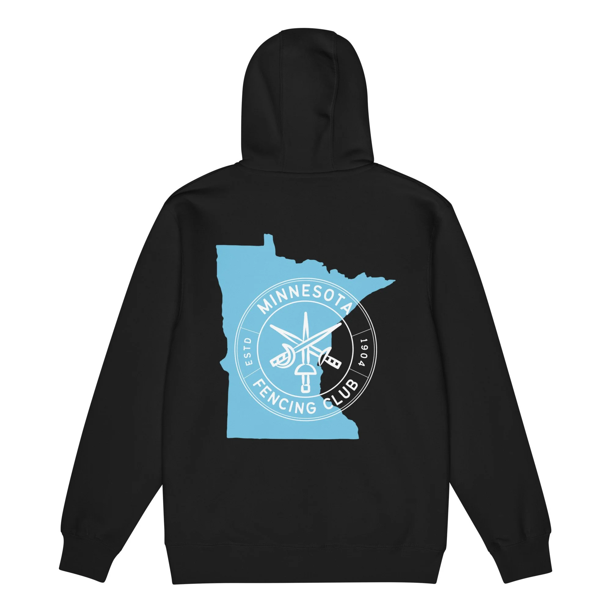 MN STATE + CIRCLE Premium Zip Hoodie