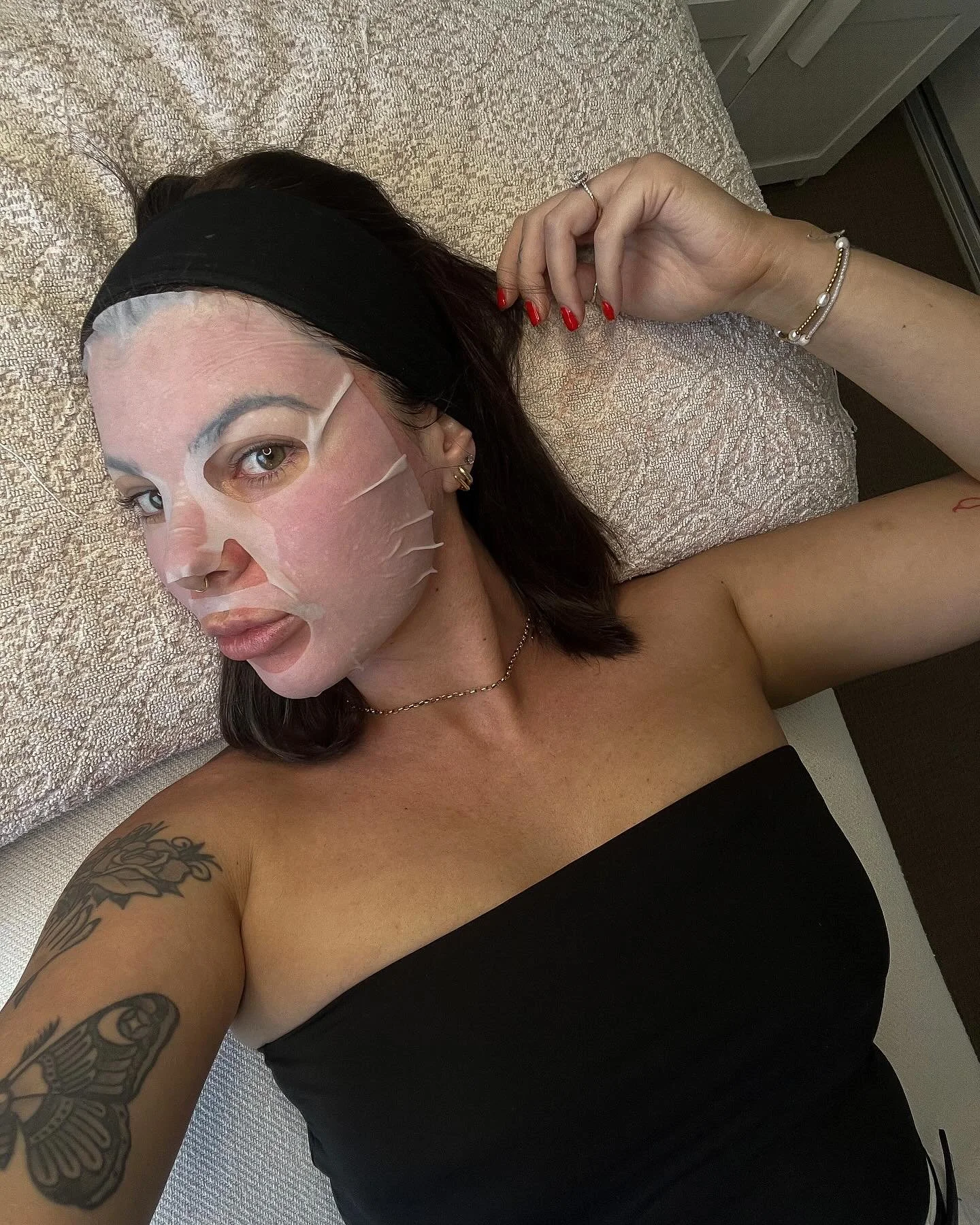 POV: When the skin is tingling, the mask is cooling, and you know that post needling glow is going to hit different.