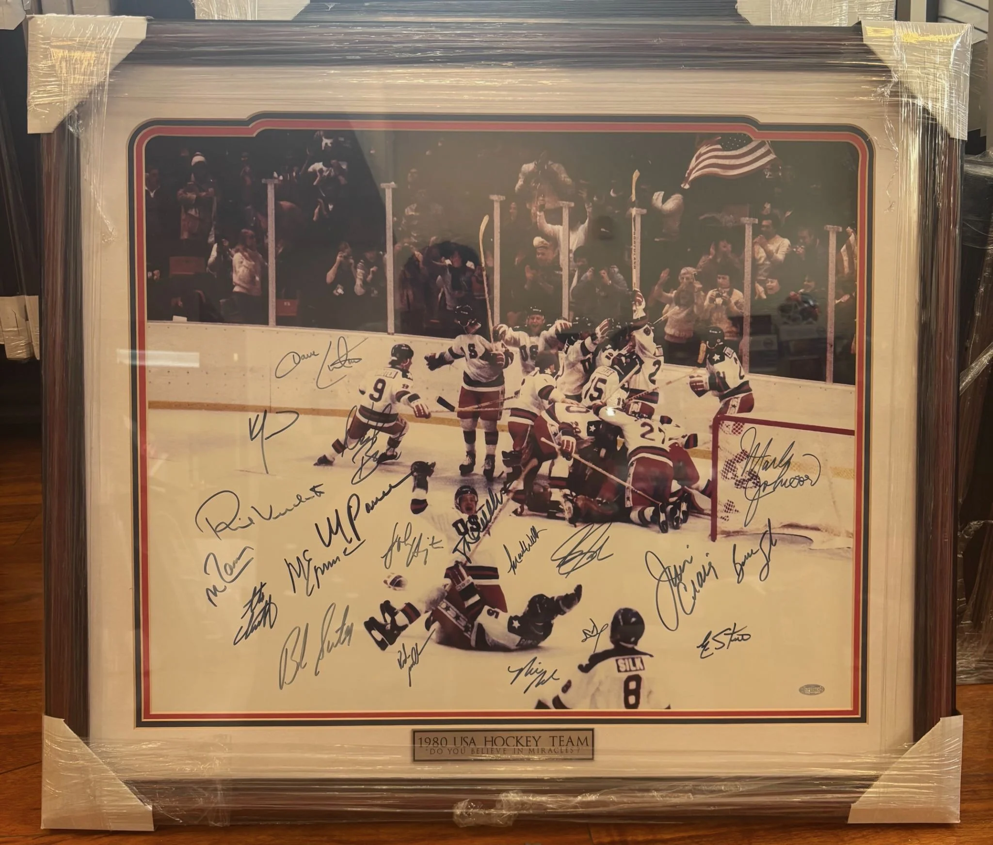 1980 USA Olympic Hockey Team Autographed Photo