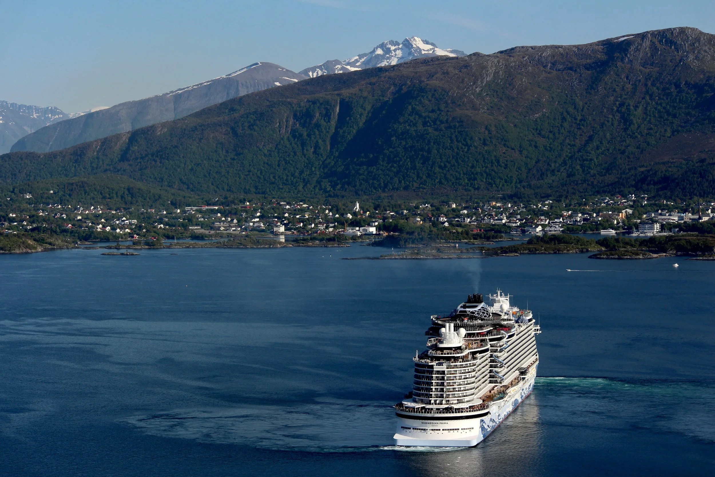 Cruise ship in Norway