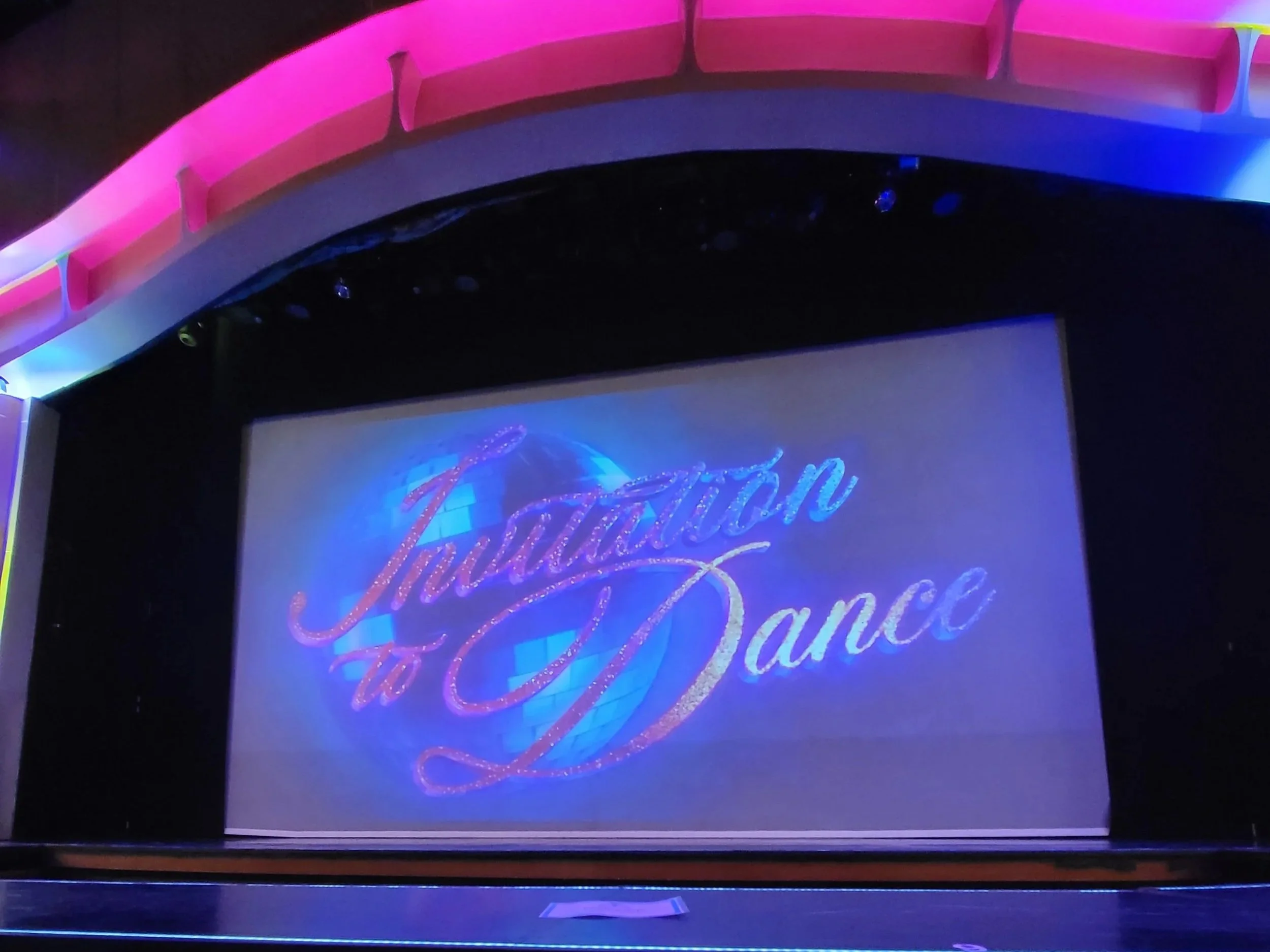 stage with backdrop