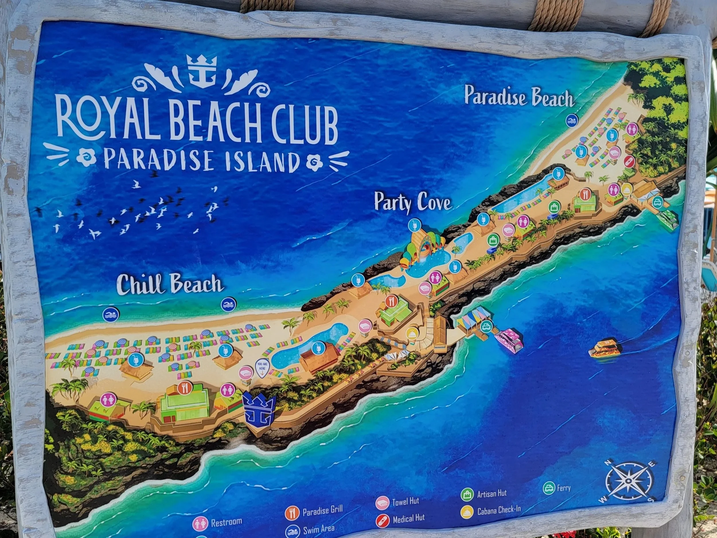 Map of Royal Beach Club Paradise Island
