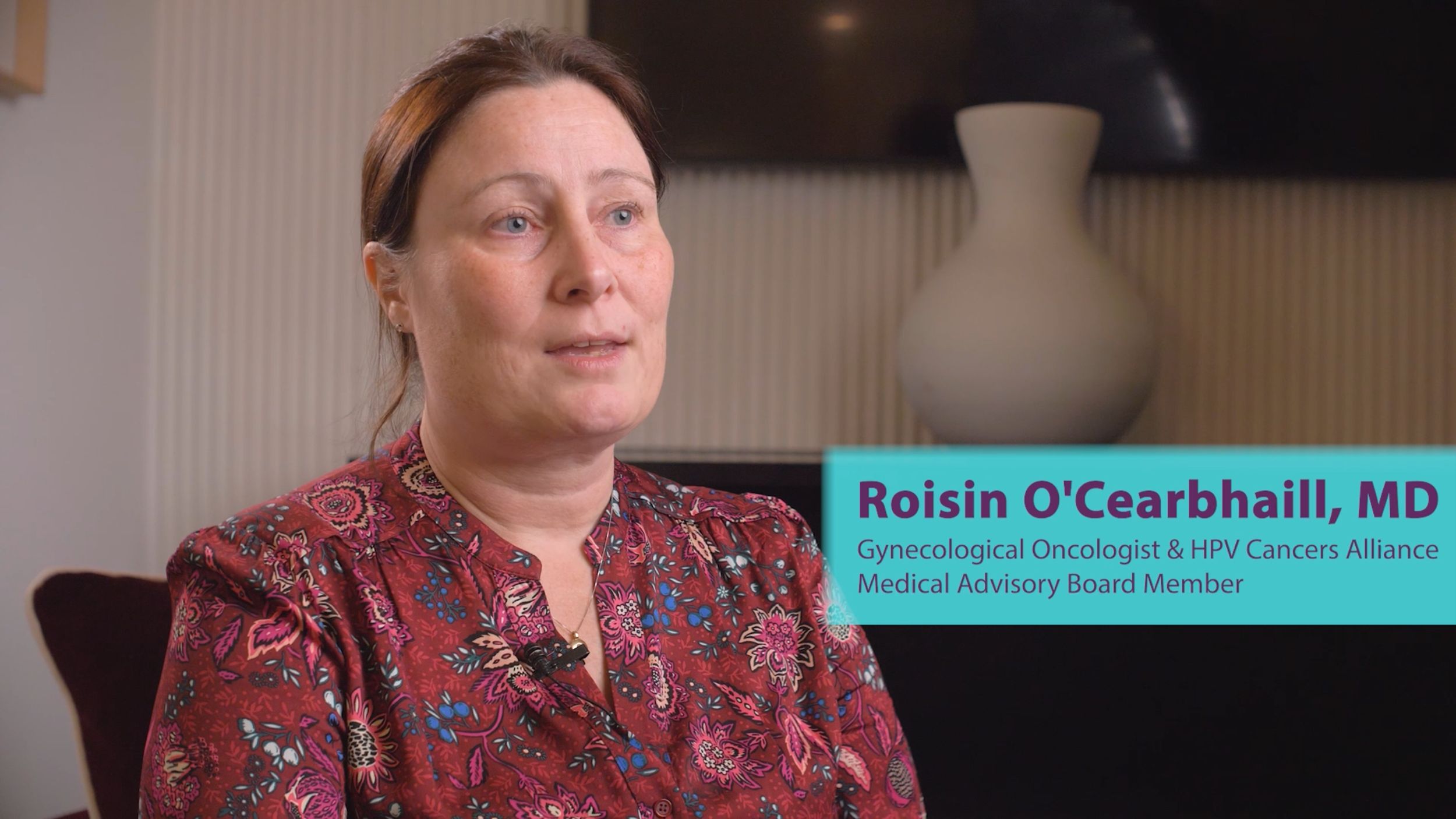 In this interview, Roisin O'Cearbhaill, MD discusses cervical cancer, HPV screening, patient care, and the importance of early detection.

The conversation highlights why awareness, prevention, and access to screening matter especially for women and 