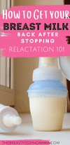 The Ultimate Relactation Guide - How to Get Your Breast Milk Back — The