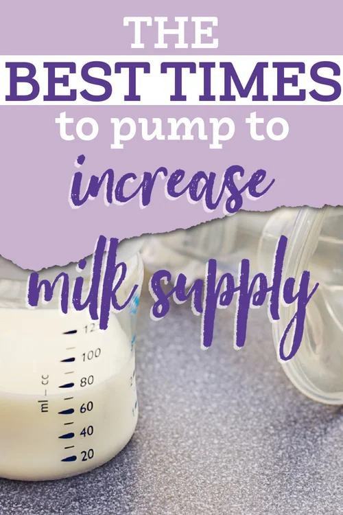 The Best Times to Pump to Increase Milk Supply — The Breastfeeding Mama