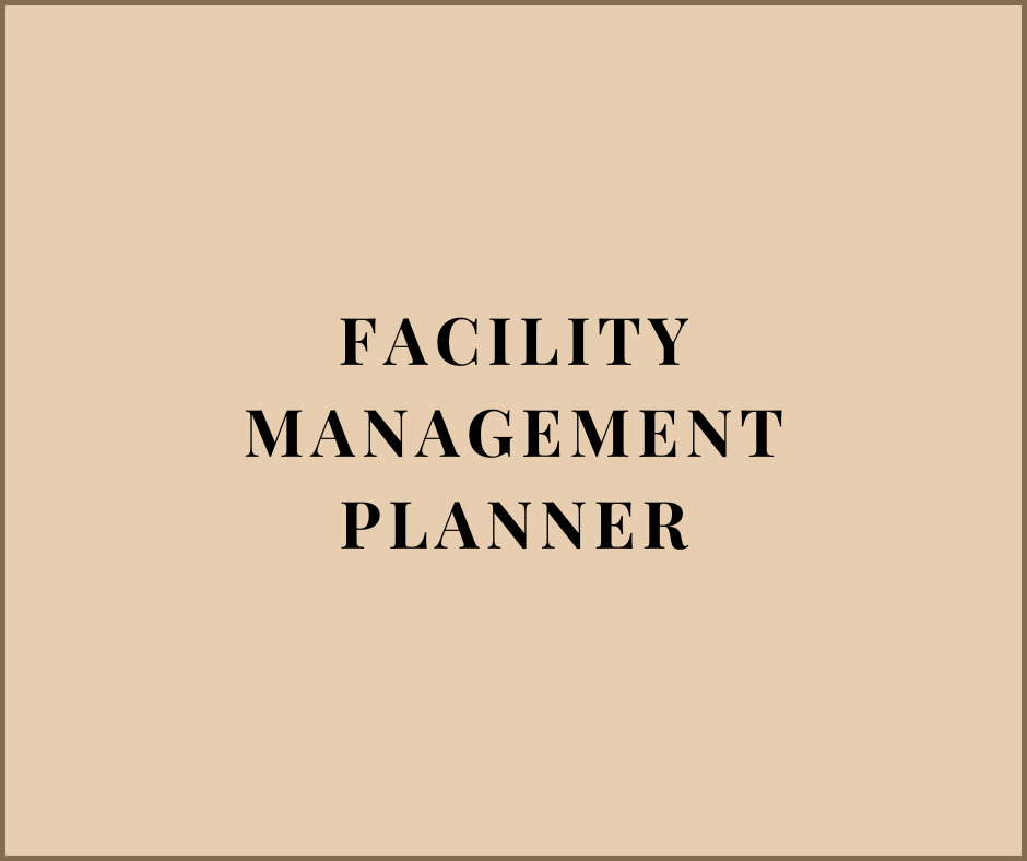 Facility Management Planner