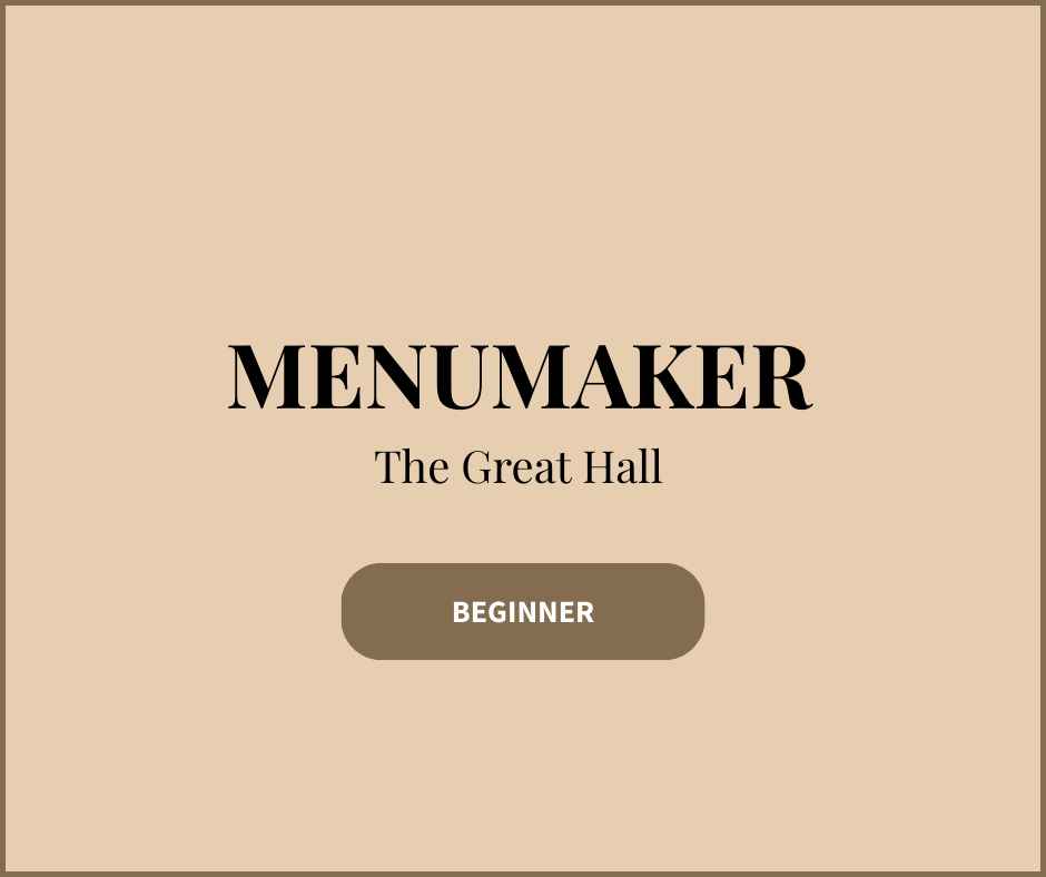MenuMaker (BEGINNER)