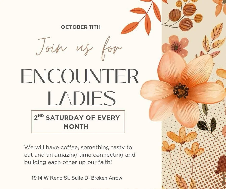Encounter Ladies we will see you tomorrow at 10AM!