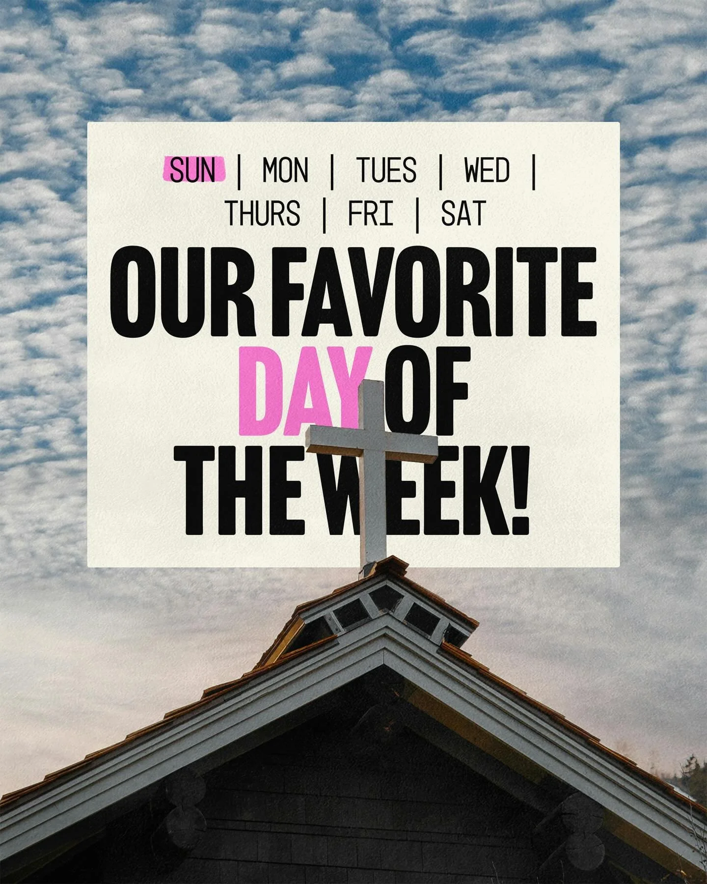 Come find out why we love our Sunday&rsquo;s together! Join us at 9AM for prayer and 10AM for service!