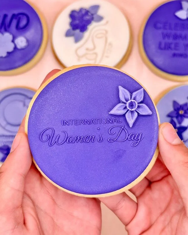 Perth Custom Sugar Cookies for International Women’s Day Fundraiser 💜
