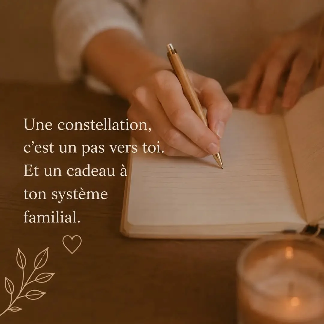 ✨ Une constellation familiale, c'est un pas vers toi&hellip; et un cadeau &agrave; tout ton syst&egrave;me familial.

Quand une personne se remet en mouvement, quelque chose peut aussi s'apaiser dans tout le syst&egrave;me.

Et si cette rentr&eacute;