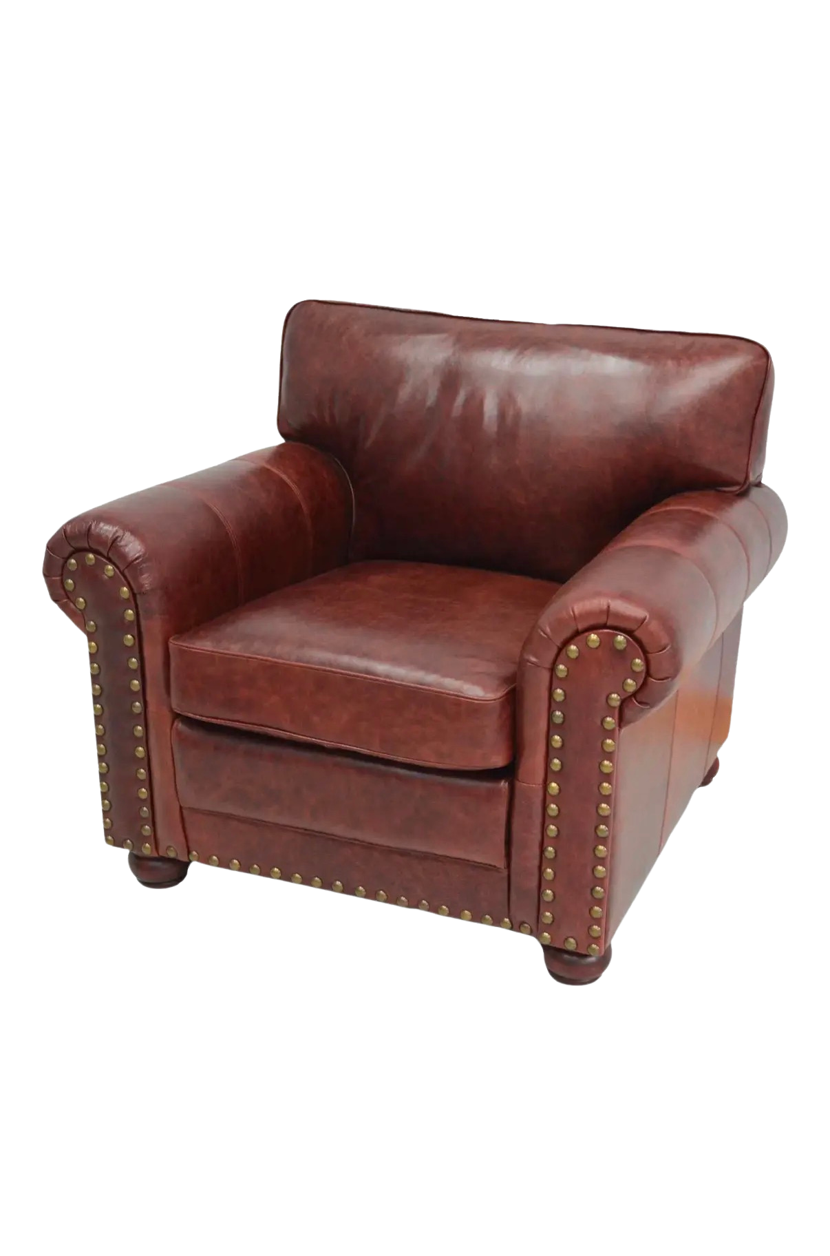 Lea Unlimited - Hardwick Vintage Top Grain Leather Arm Chair