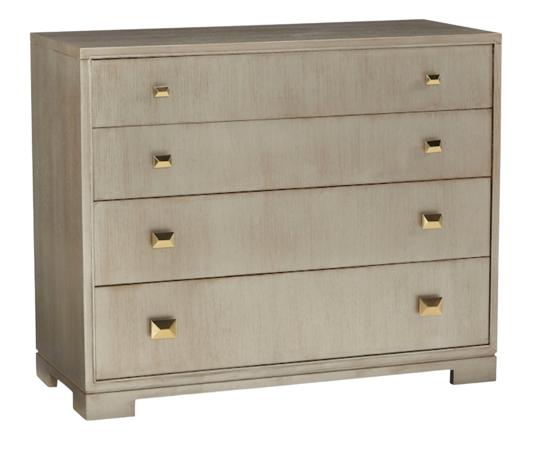 NEW! Hickory White Trellis Rives Chest