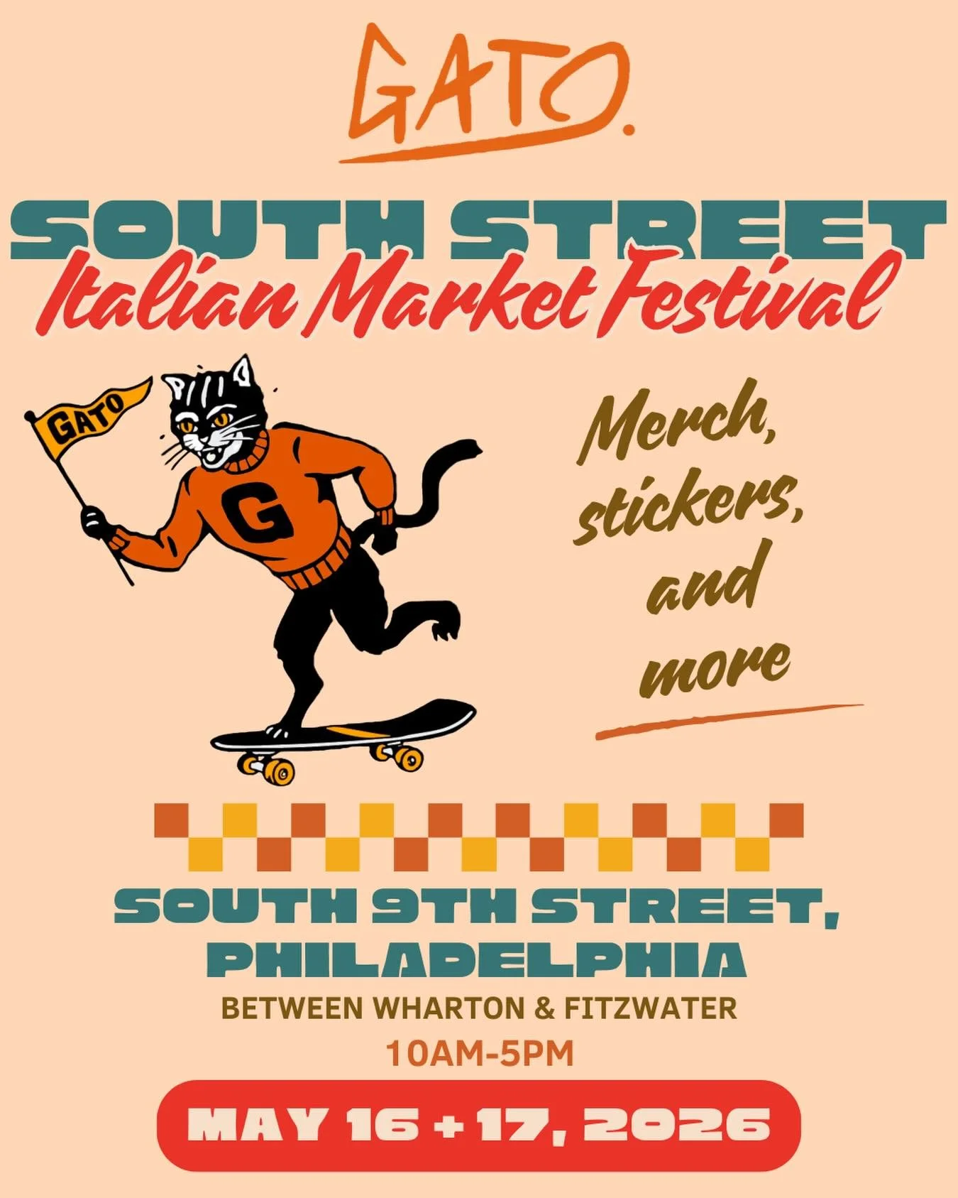 back at it again! check us out all weekend @italianmarketphilly 🤙🏽