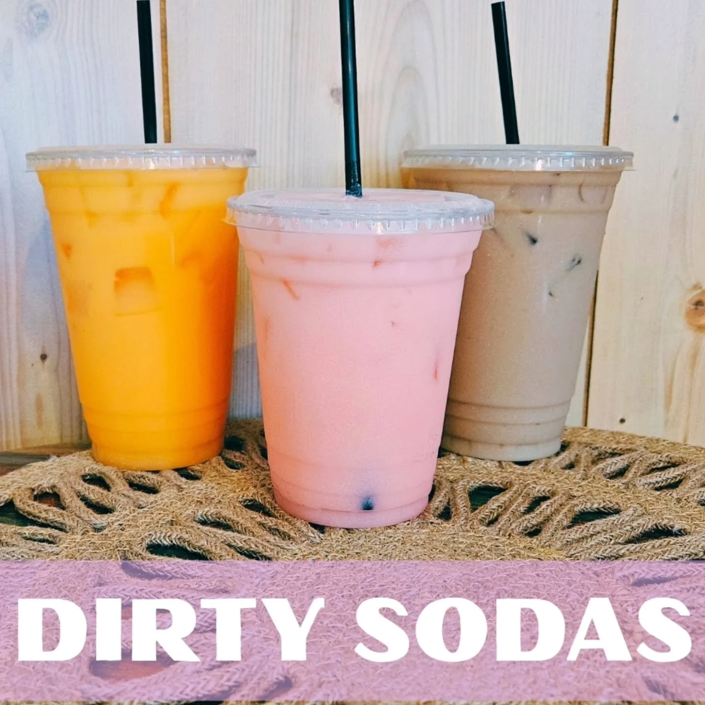 As the days grow warmer, we&rsquo;re bringing some refreshing new drinks to the counter!
Newest to hit the menu&hellip; DIRTY SODAS! 🥤

🍊 Orange Cream
🍋&zwj;🟩 Dirty Dr. Pepper
🍓 Berry Breeze Sprite

Sweet, fizzy, and the perfect refresher for su
