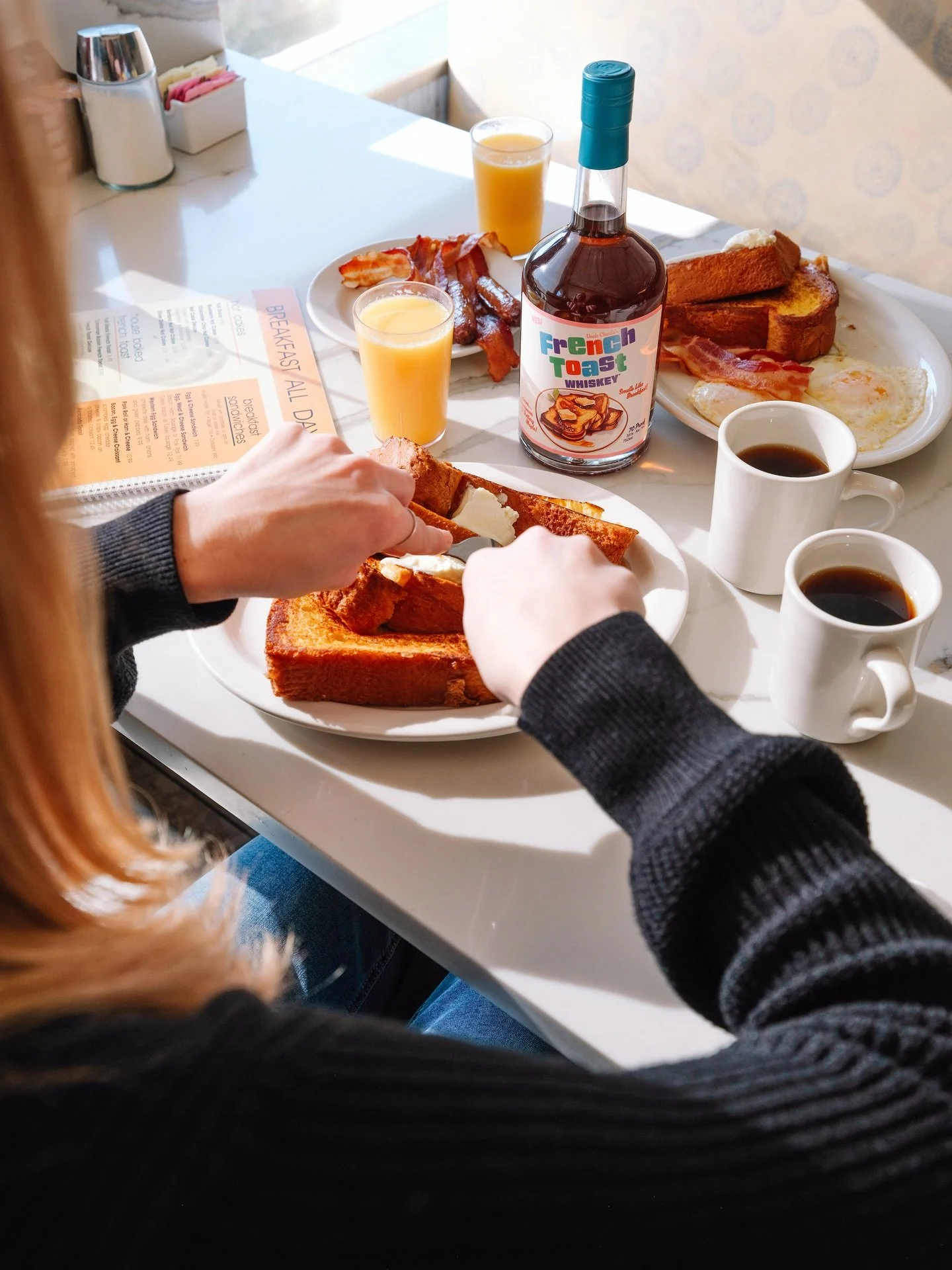 Breakfast all day! #FrenchToastWhiskey