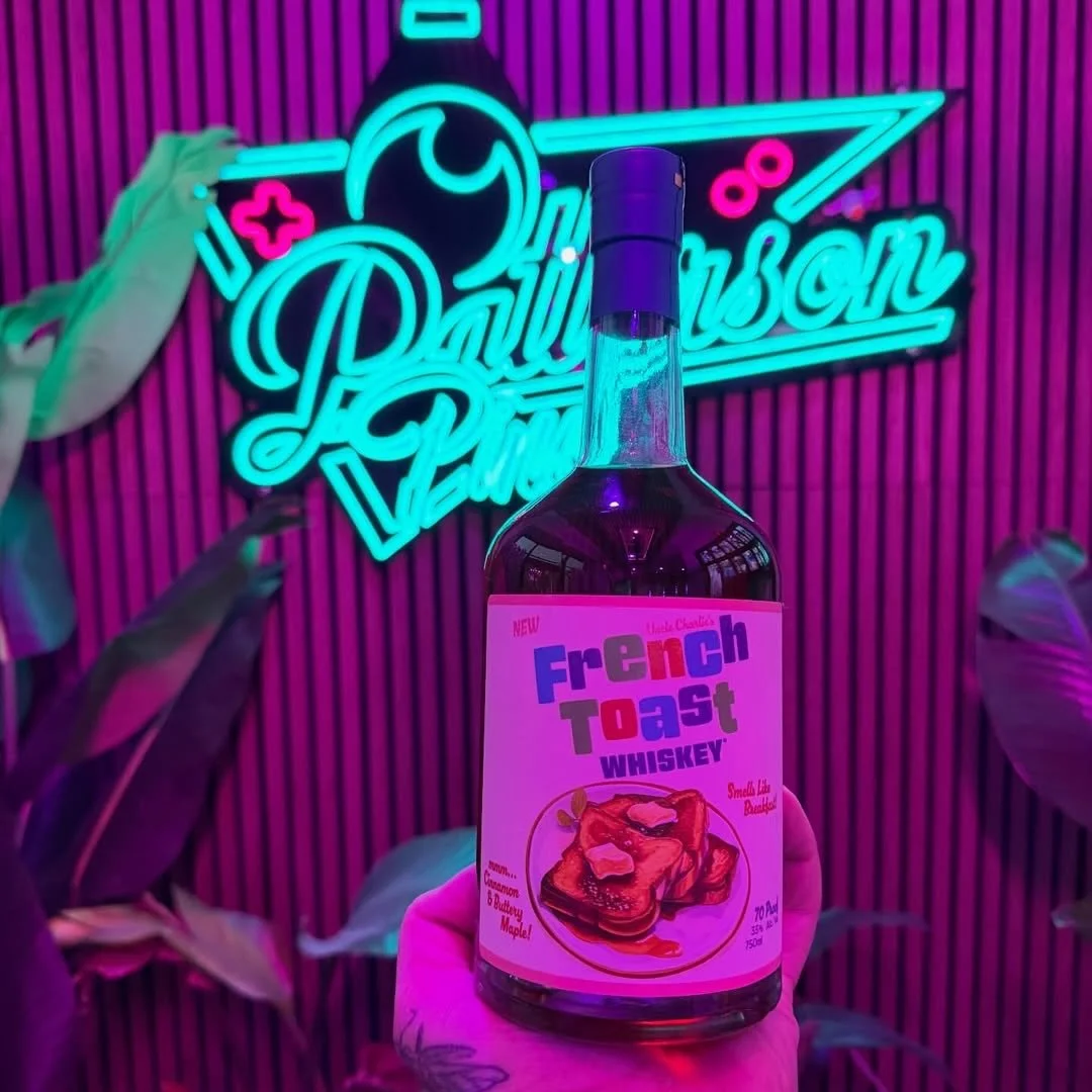 Nothing better than French Toast Whiskey and some bowling at @pattersonpins! 🥃🎳

📷: @pattersonpins