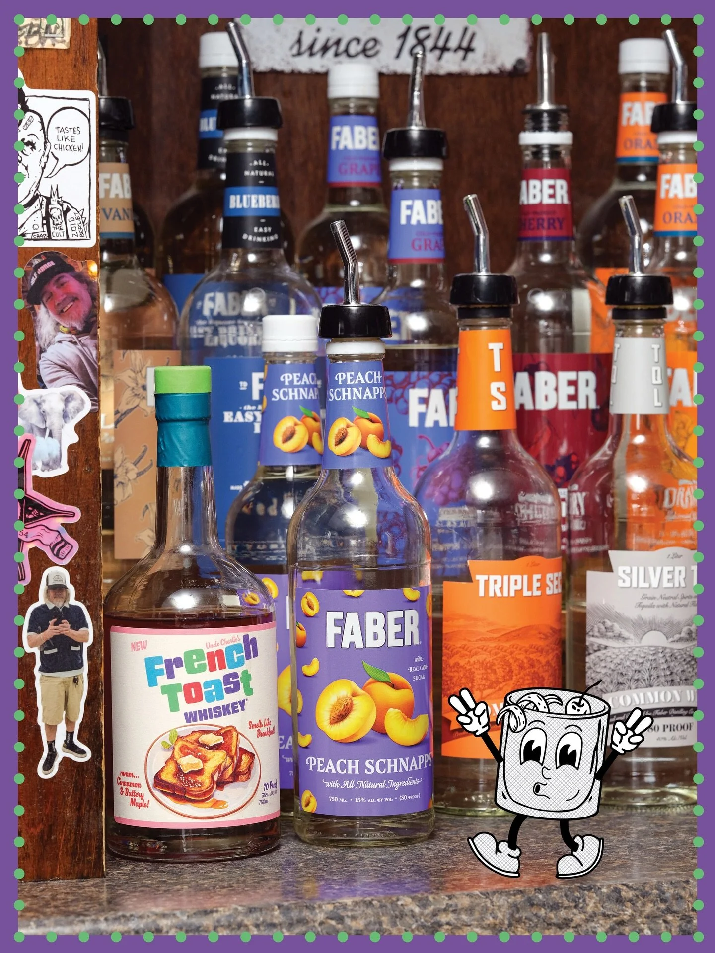 The back bar hero is always Uncle Chuck! #FrenchToastWhiskey