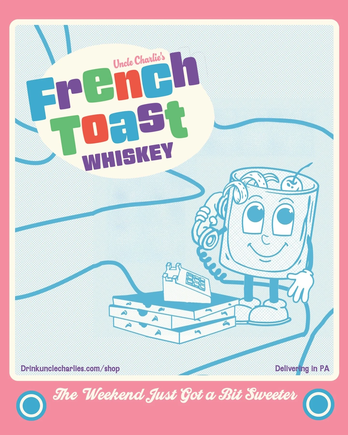 Uncle Charlie&rsquo;s brings the maple, the spice, and just the right amount of weekend energy. No reservations required. #FrenchToastWhiskey