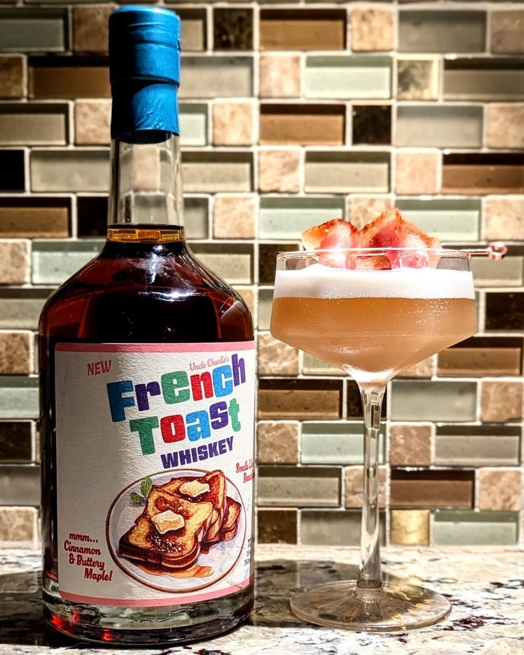 Looking for a delicious recipe for Uncle Charlie&rsquo;s? Here&rsquo;s a perfect one from @saltfort!

The Breakfast Martini
- 1.5 oz Uncle Charlie&rsquo;s French Toast Whiskey
-0.5 oz Trader Vic&rsquo;s Macadmia nut Liqueur
-0.25 oz brown sugar cinna