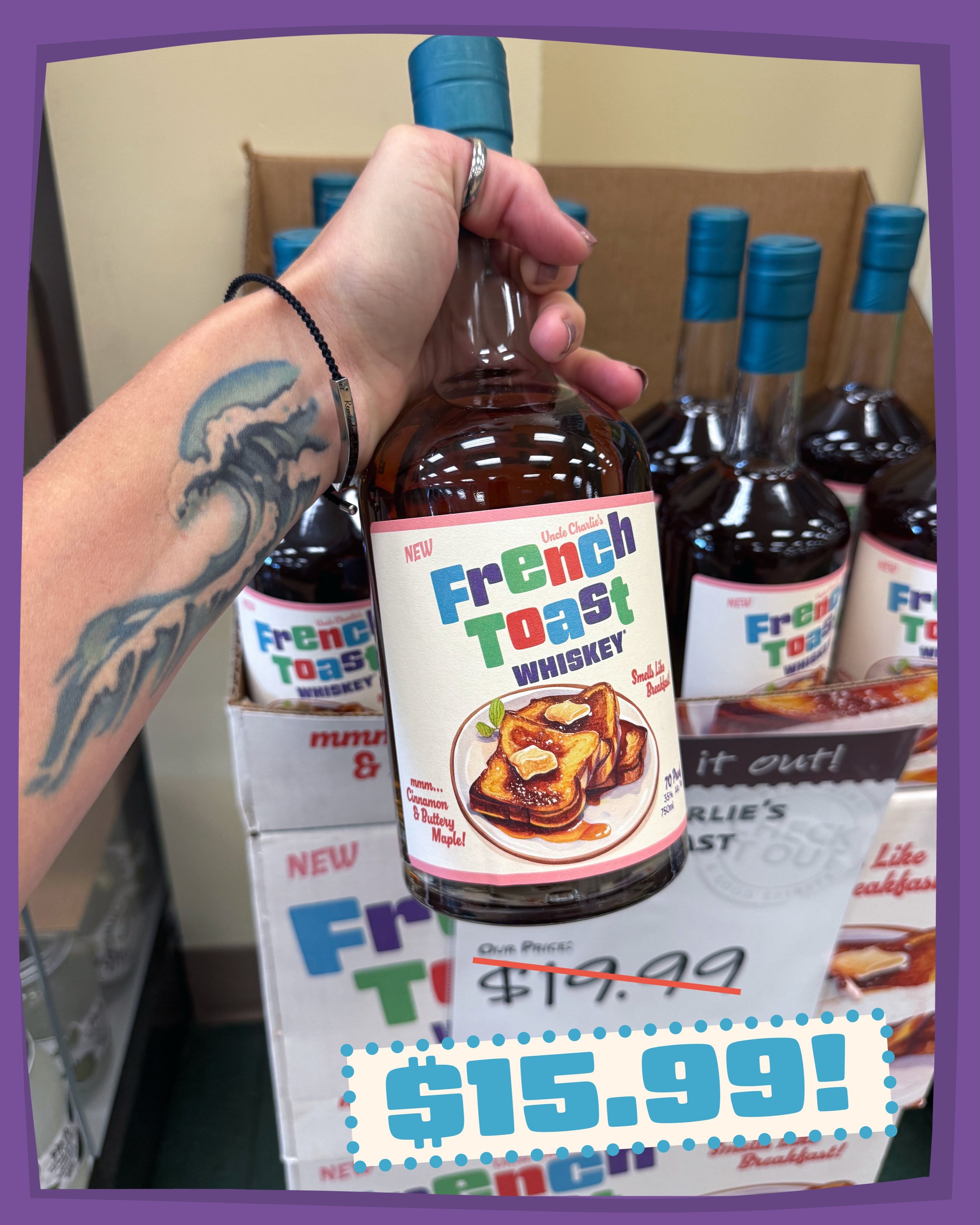 Live in Pennsylvania or nearby? Save on Uncle Charlie&rsquo;s French Toast Whiskey throughout May at your local @pawinespirits store. #DrinkUncleCharlies
