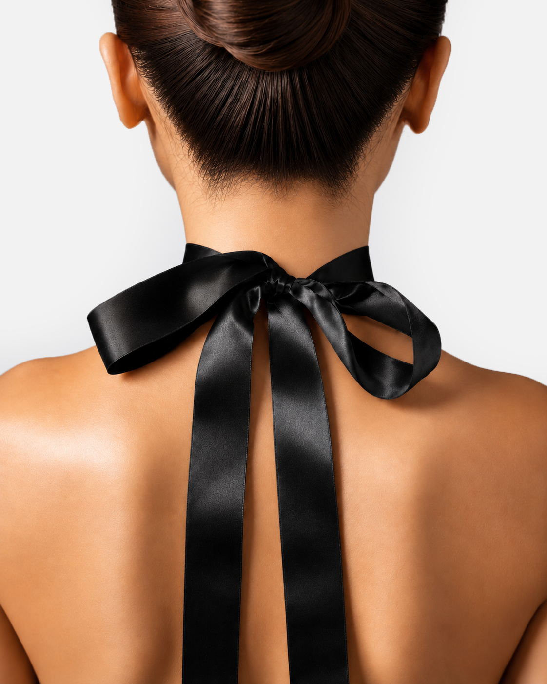 RIBBON CHOCKER BLACK SATIN MODEL BACK.png (Copy)