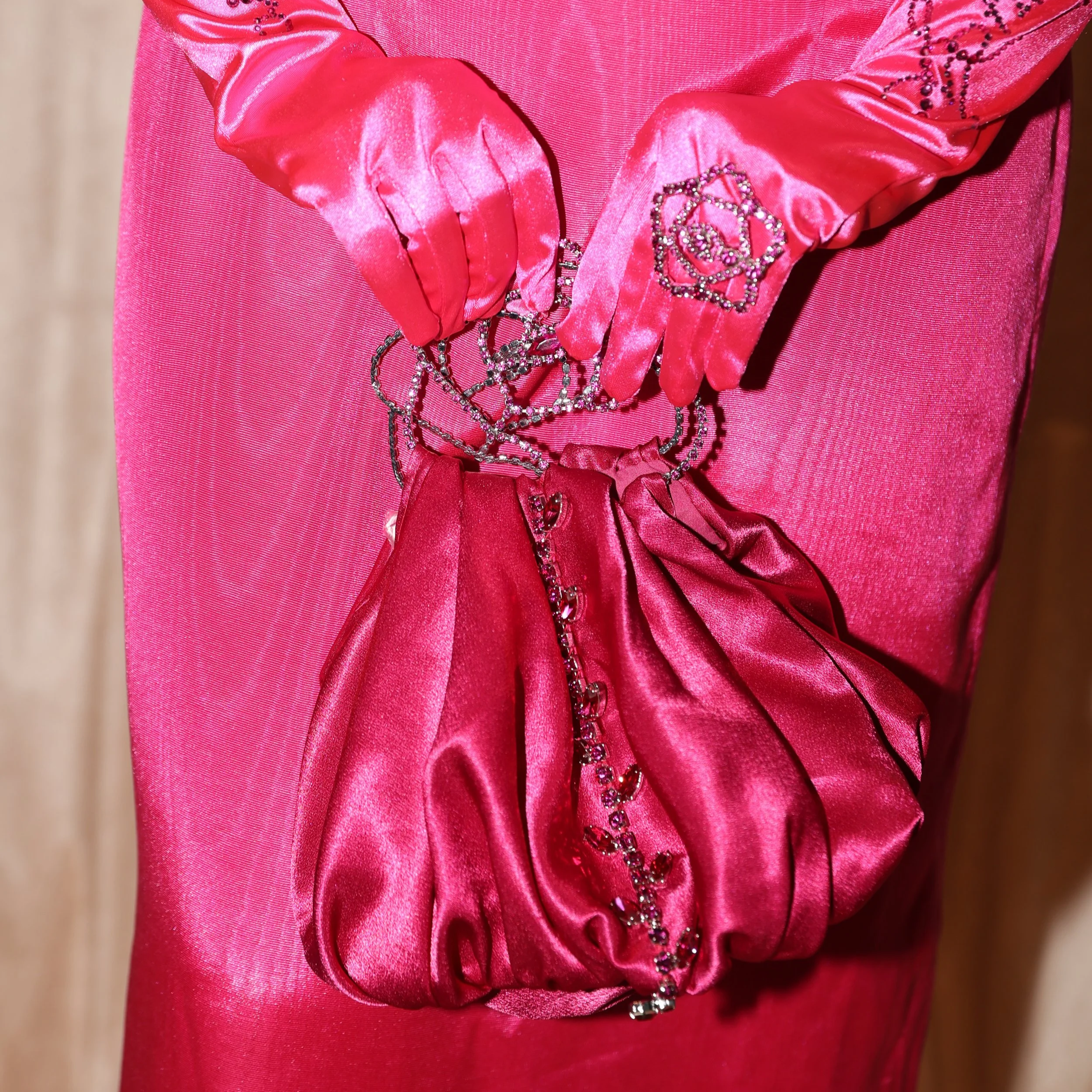 anaphrodite event satin occasion bags crystal