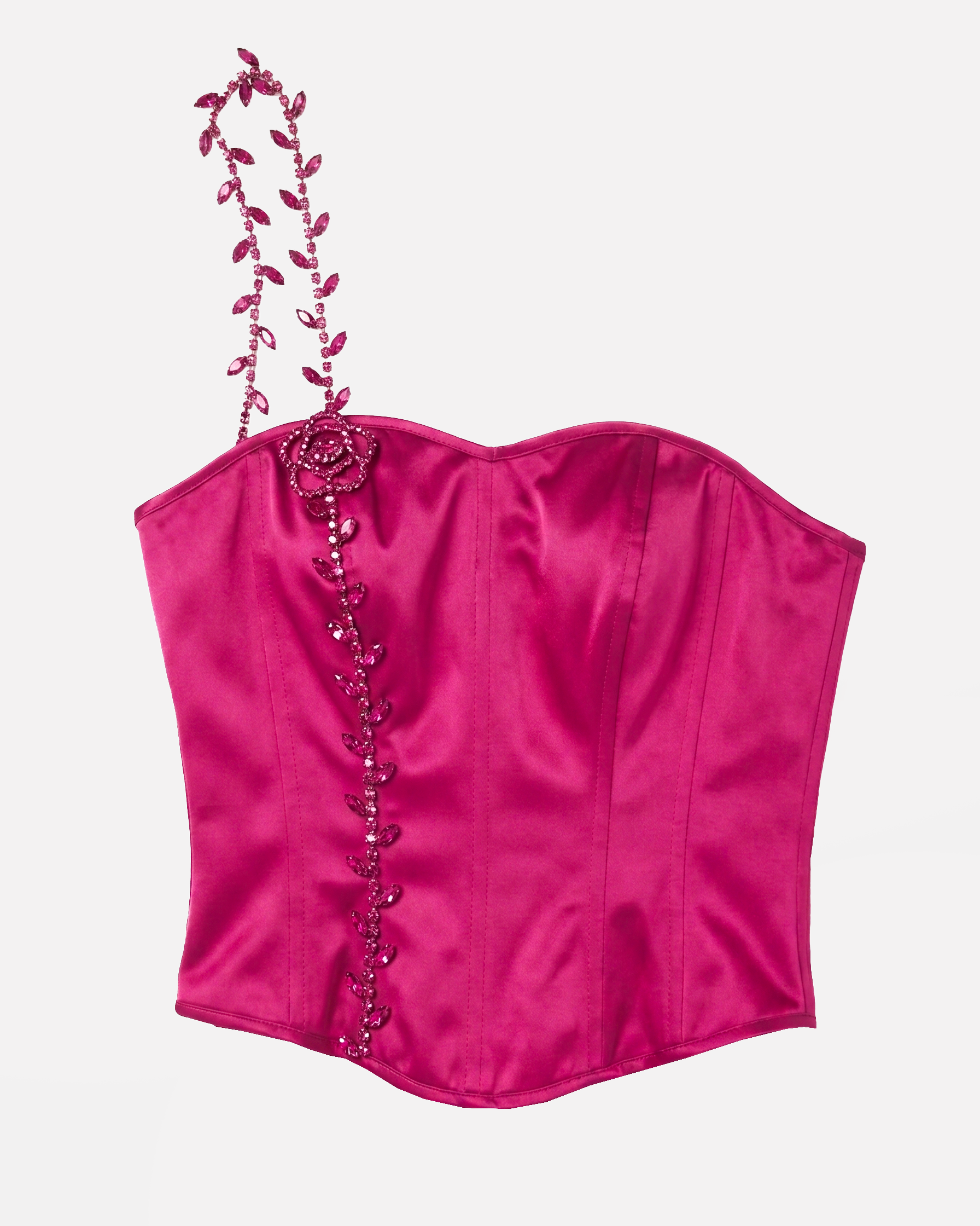 Fleur Crystal-Embellished Corset