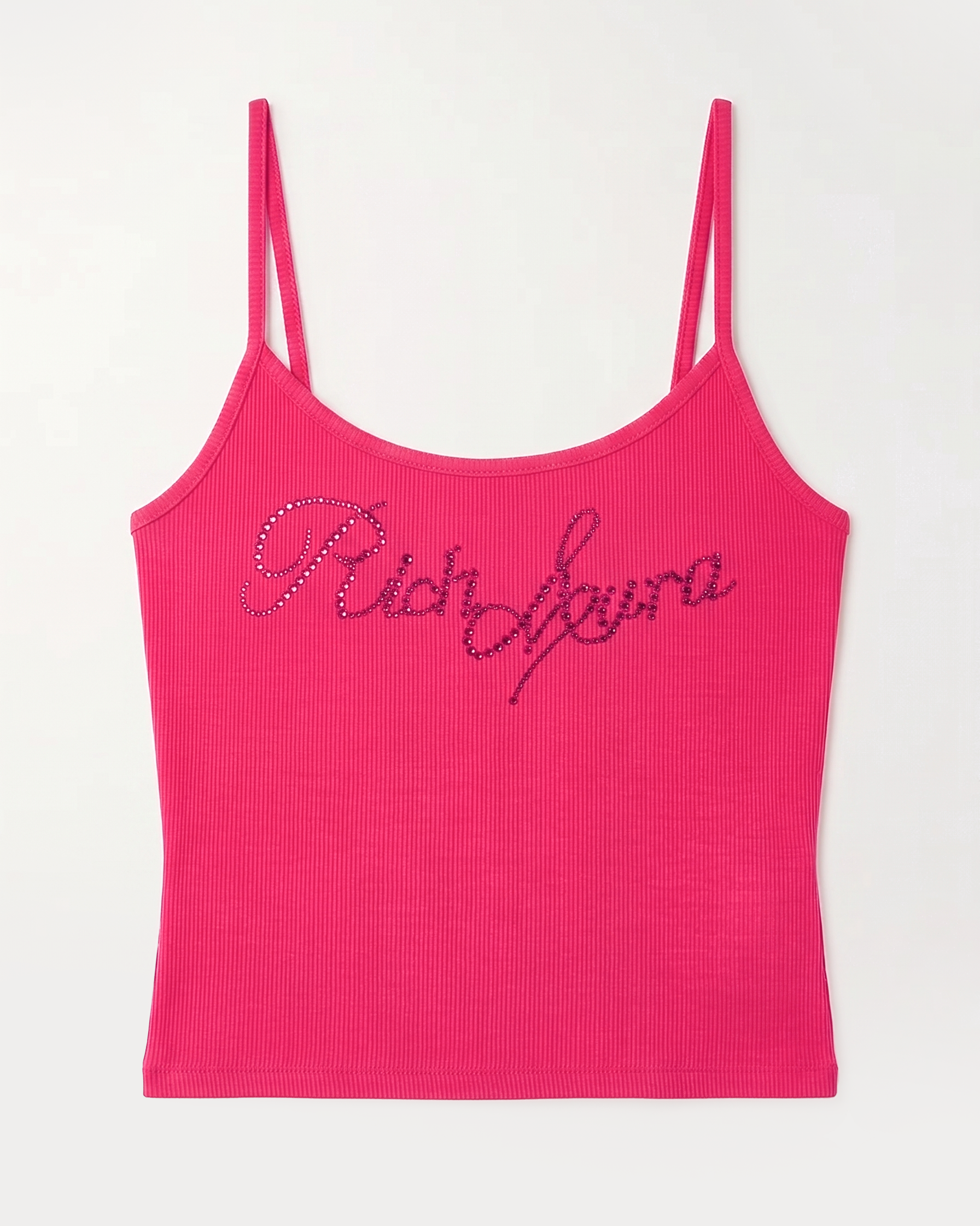 “Rich Aura” Rhinestone Tank