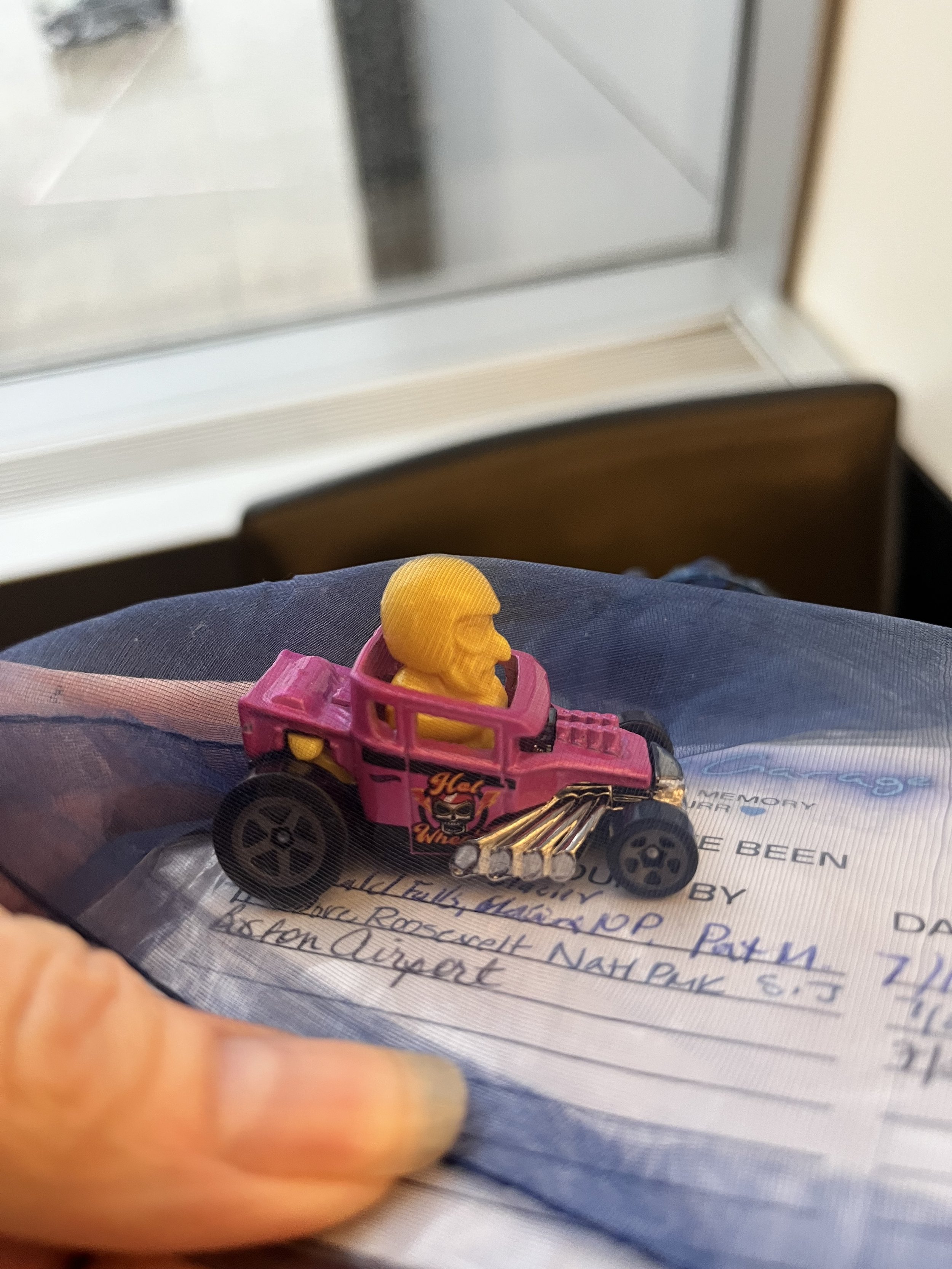 Found by the Knuth-Winterfeldt family at Boston Logan Airport, Massachusetts!