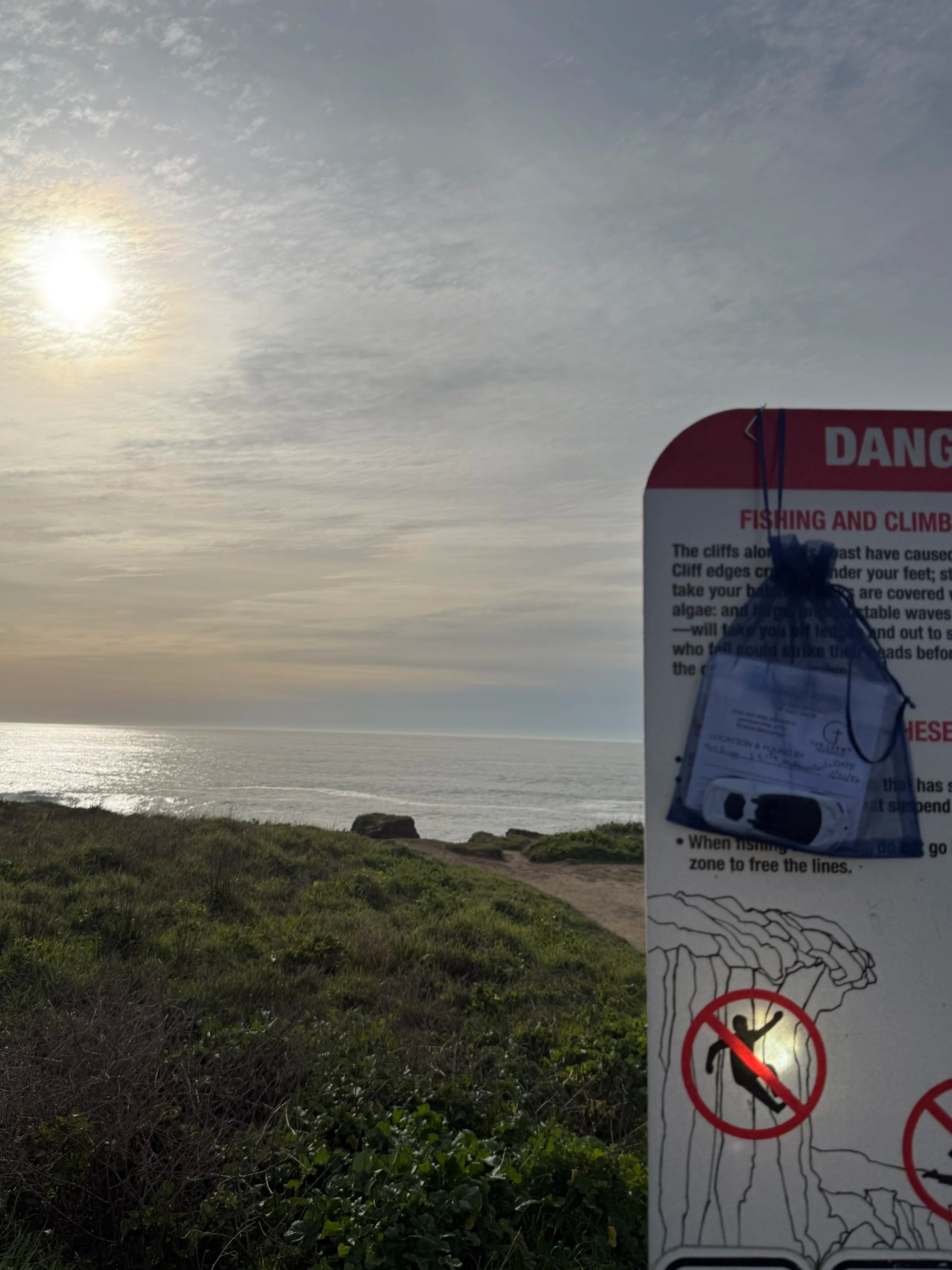 Found by Lelia, Matthew & Carlie at Glass Beach, Fort Bragg, CA!