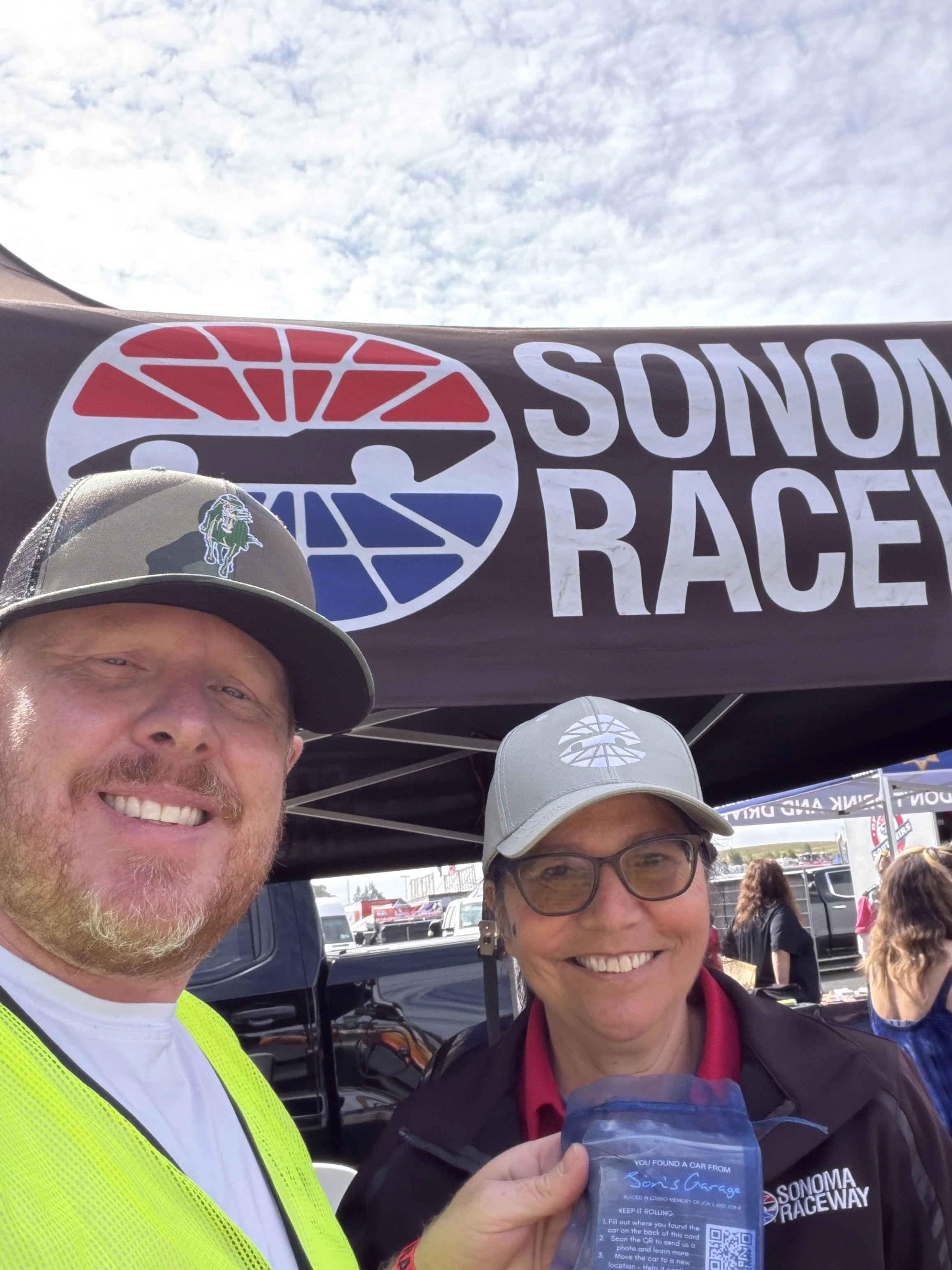 Found by T & T at Sonoma Raceway, CA!