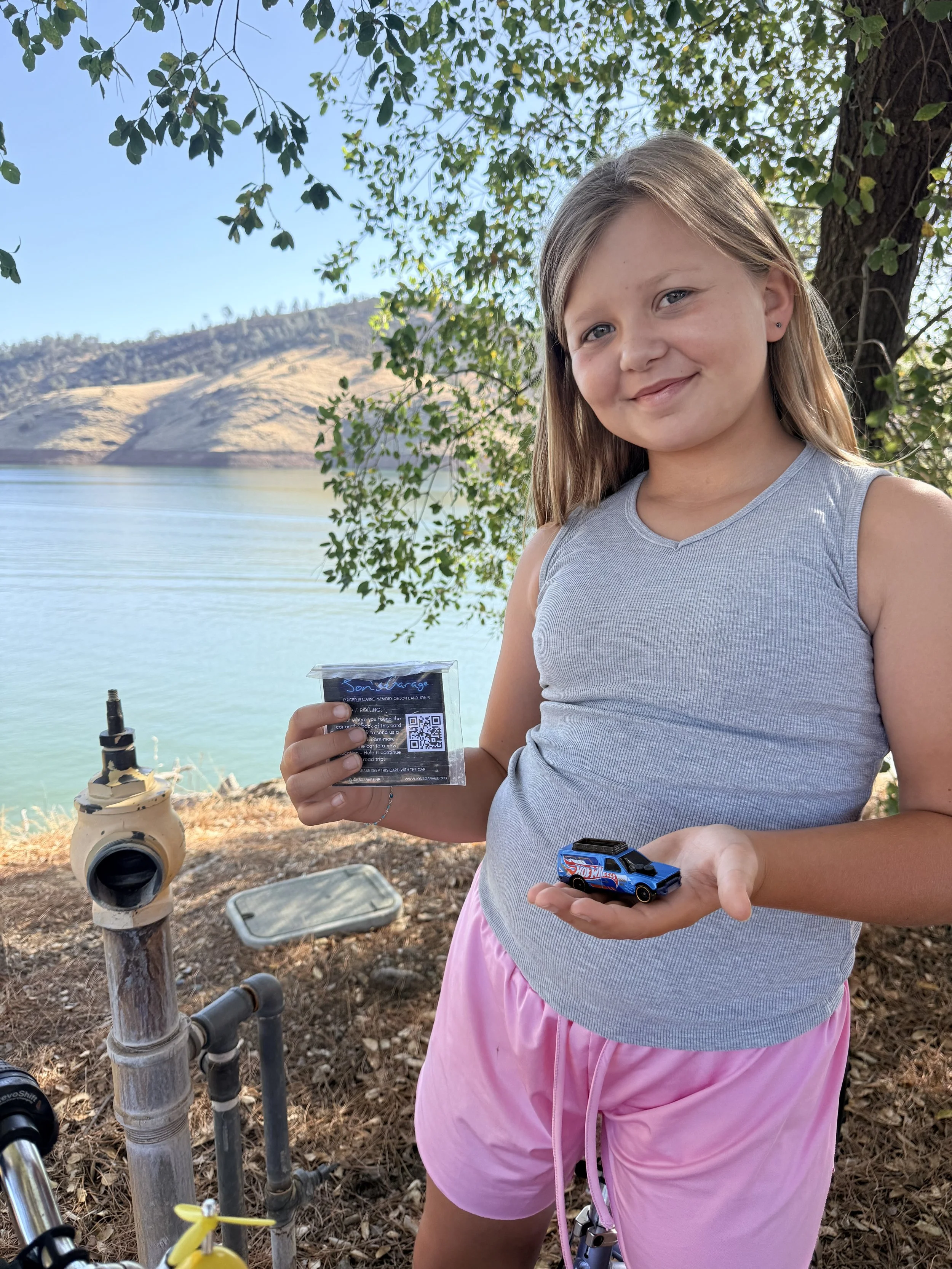 Found by Paisley at South Barrett Cove/ Lake McClure, CA!