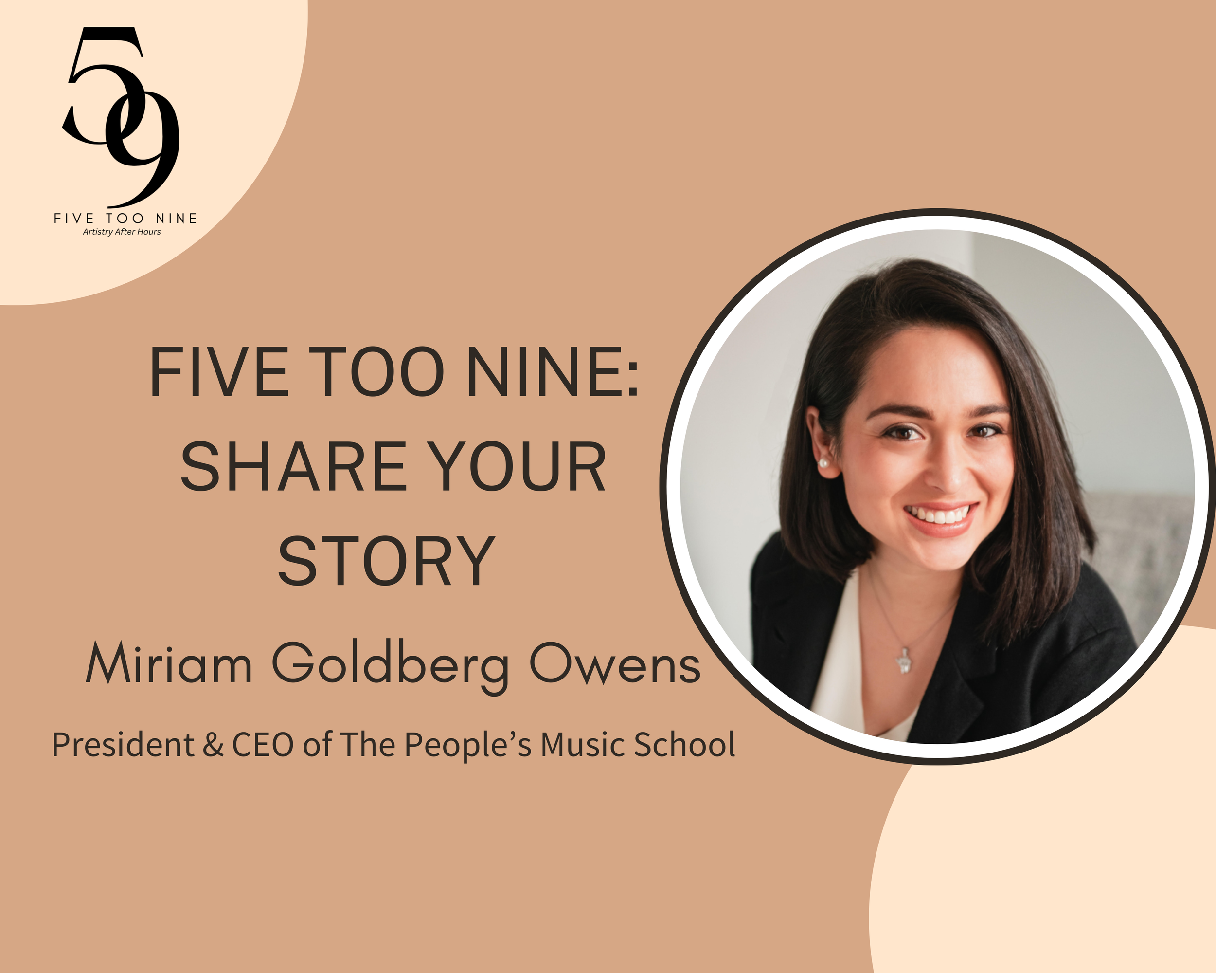 Five Too Nine: Share Your Story w/ Miriam Goldberg Owens
