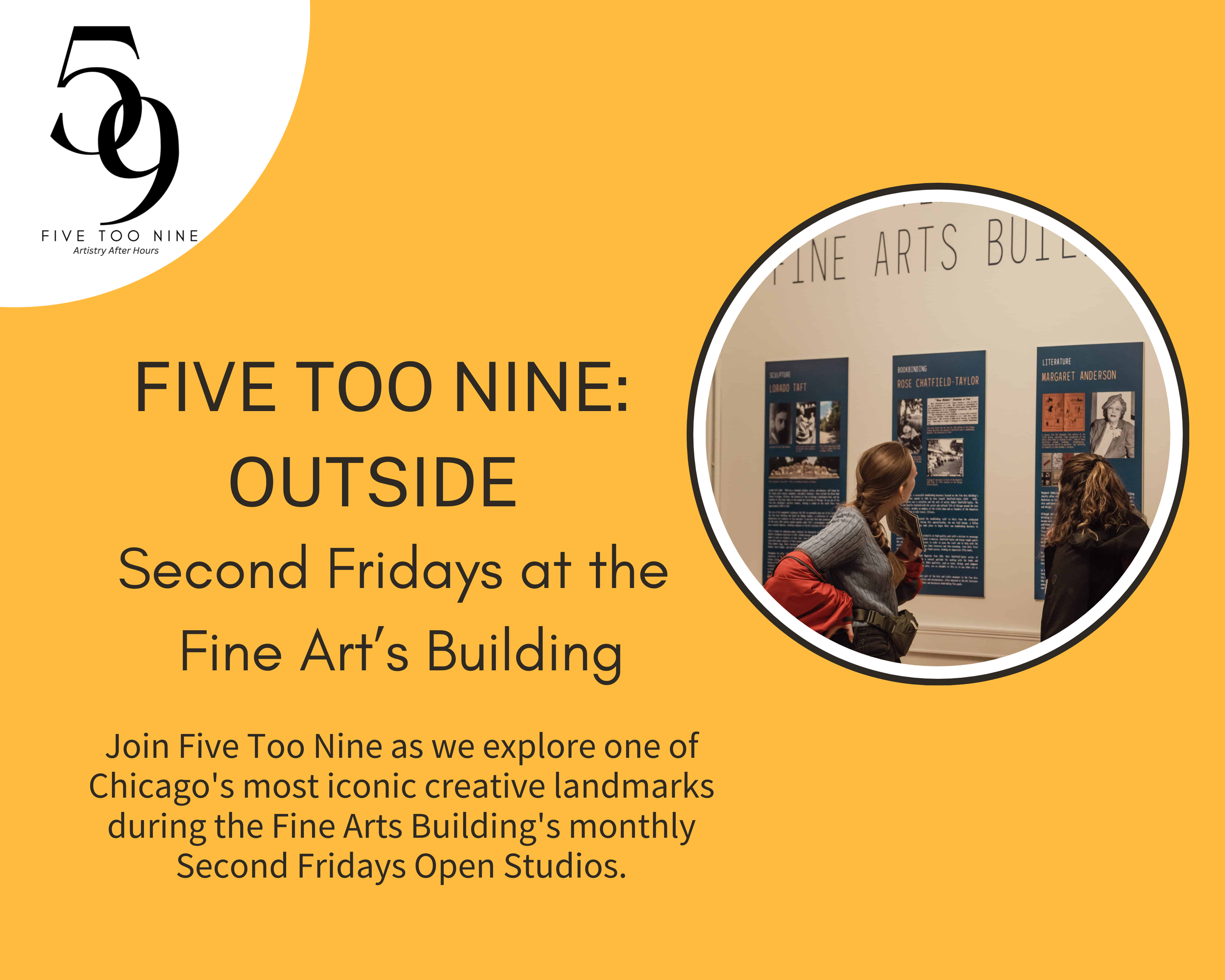 Five Too Nine: Outside - Second Fridays at the Fine Arts Building