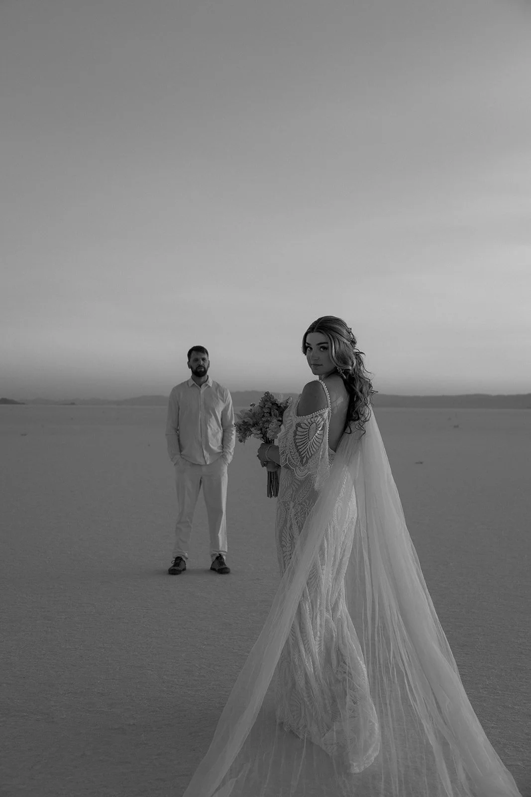 molly and joe salt flats B&W 6.jpg