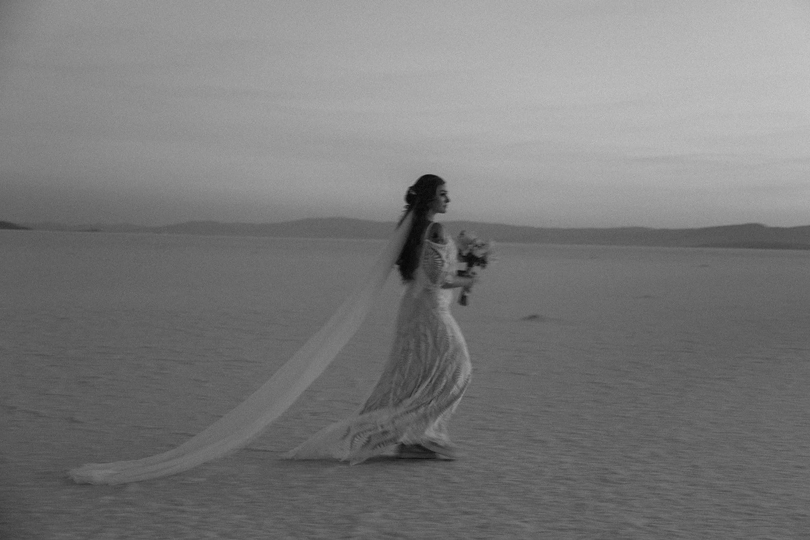 molly and joe salt flats B&W molly.jpg