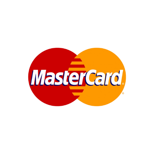 MasterCard logo with overlapping red and orange circles