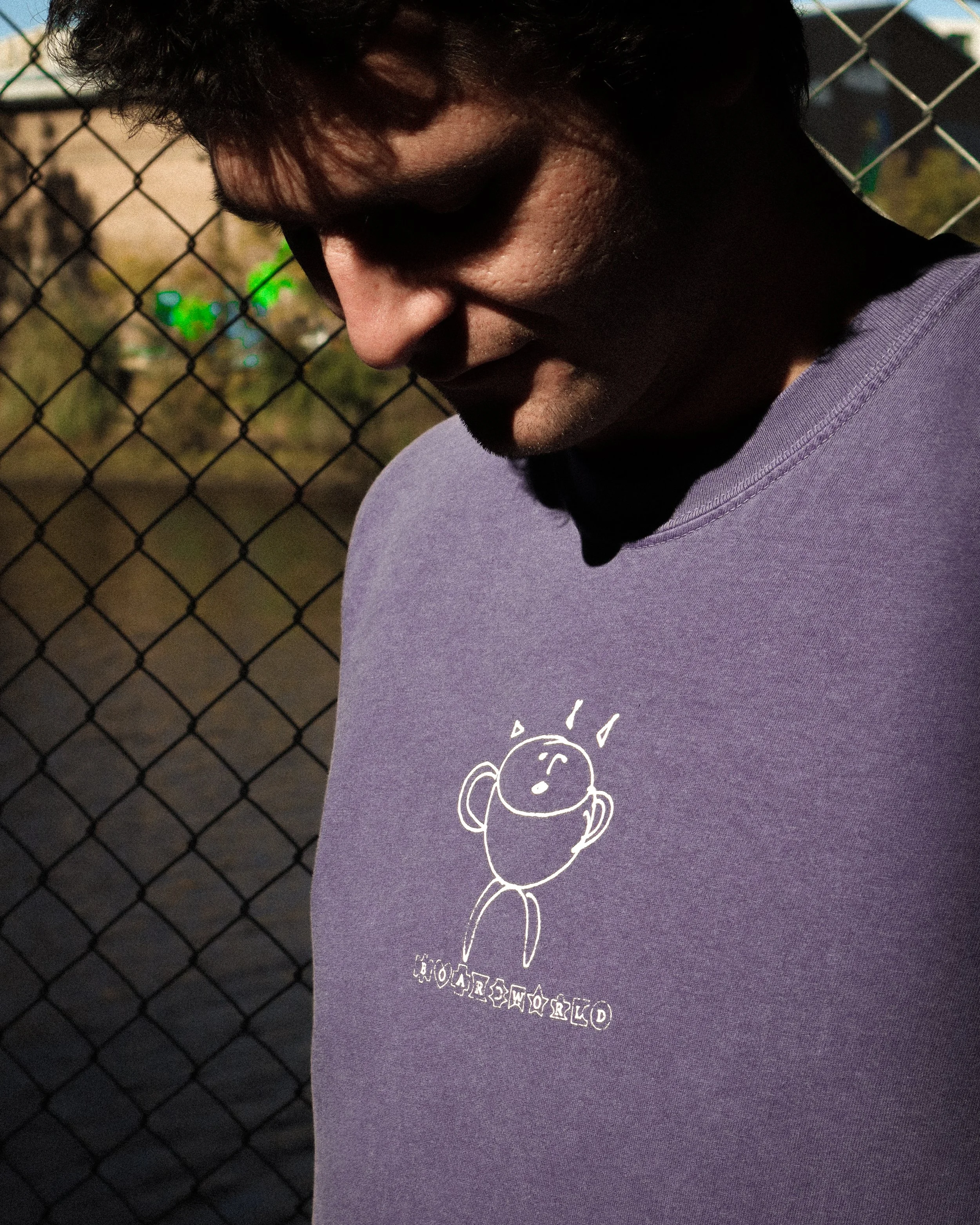 Boardworld - Tea T-Shirt, White/Black
Art: Thomas Crowe