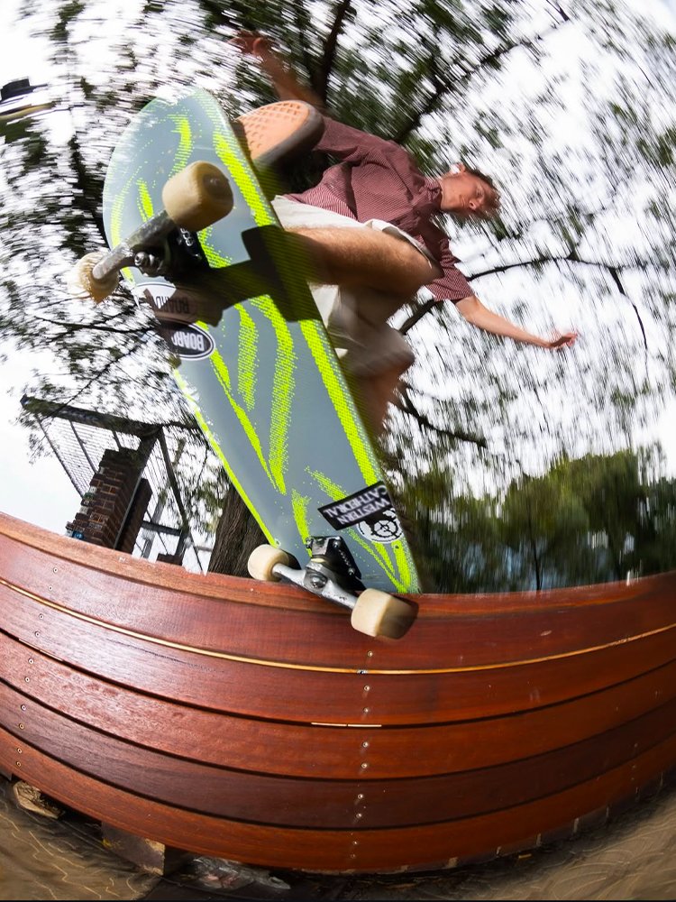 Ben Field, Crooked Grind, Newtown, 2025. Photo: Riely Walker