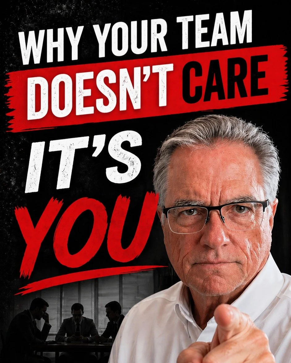 Most leaders have it backwards. They think their team doesn&rsquo;t care because:
❌ People are lazy
❌ Nobody has work ethic anymore
❌ &ldquo;It&rsquo;s just the new generation&rdquo;

That&rsquo;s a lie. Your team doesn&rsquo;t care because of what t