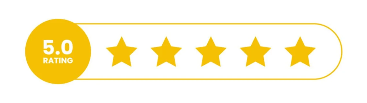 5 star rating logo